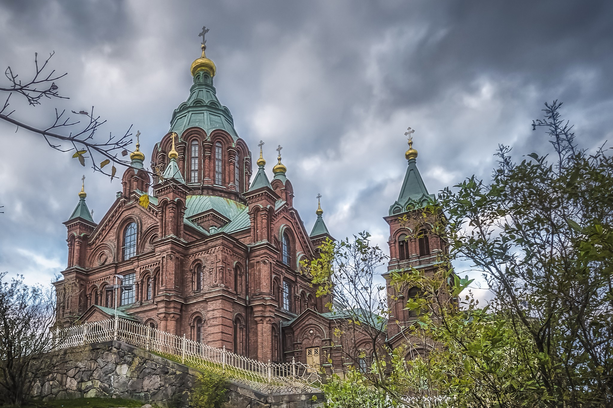 Uspenski Cathedral in Helsinki, Finland HD Wallpaper