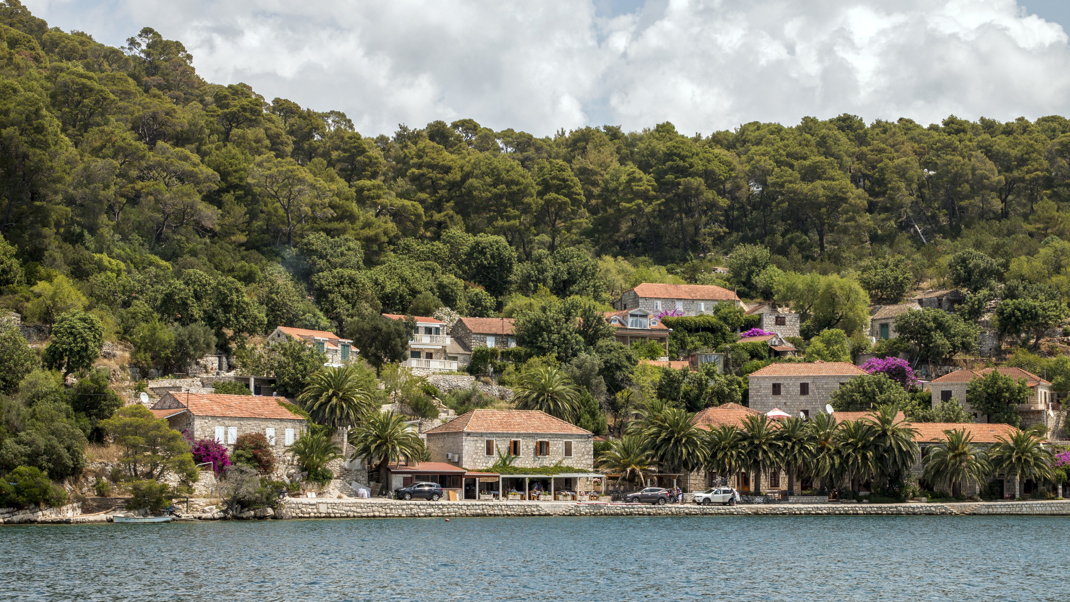 4K Mljet Island Croatia Coast Houses Forests HD Wallpaper