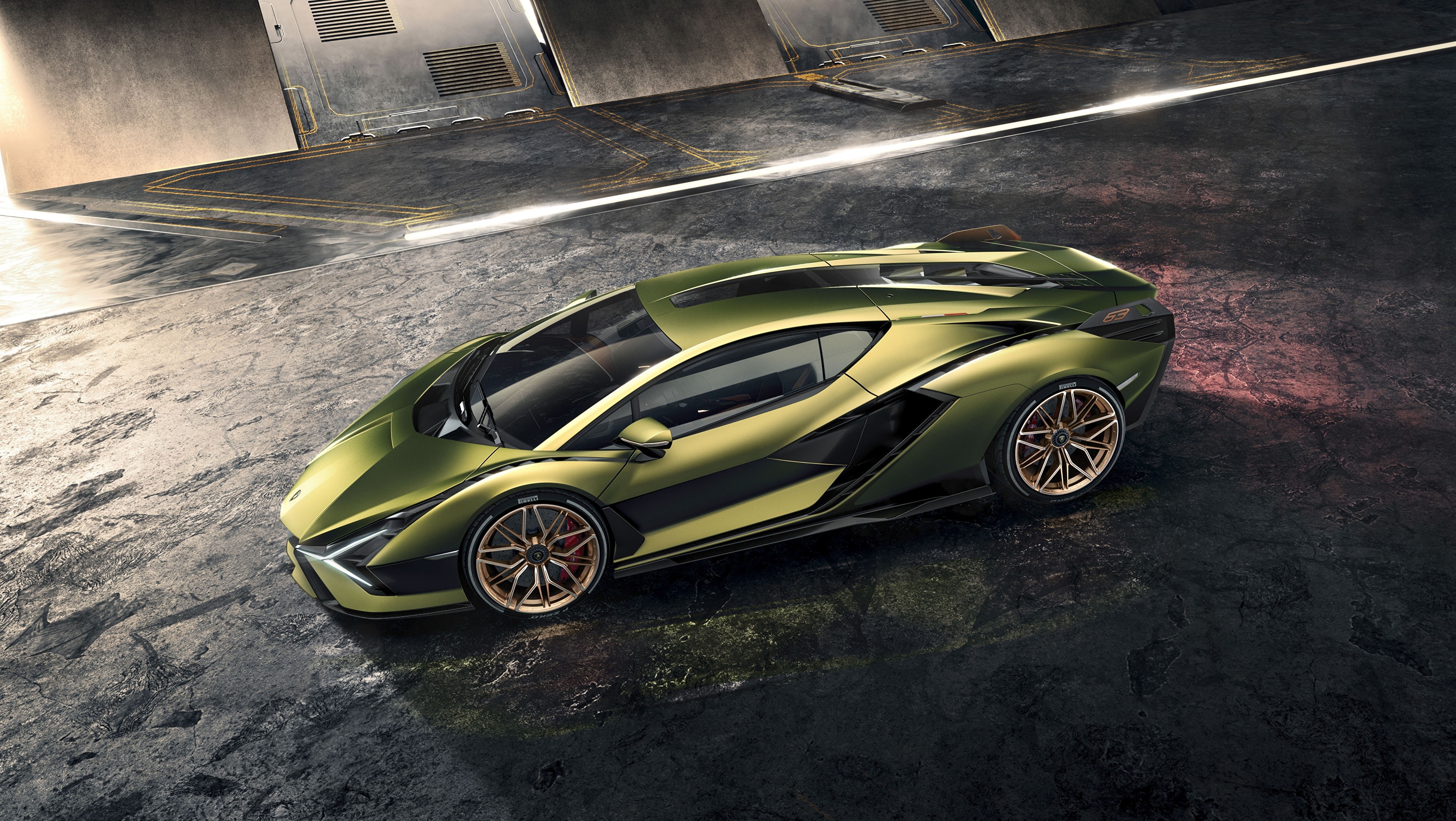 Lamborghini Sian FKP 37 HD Wallpaper