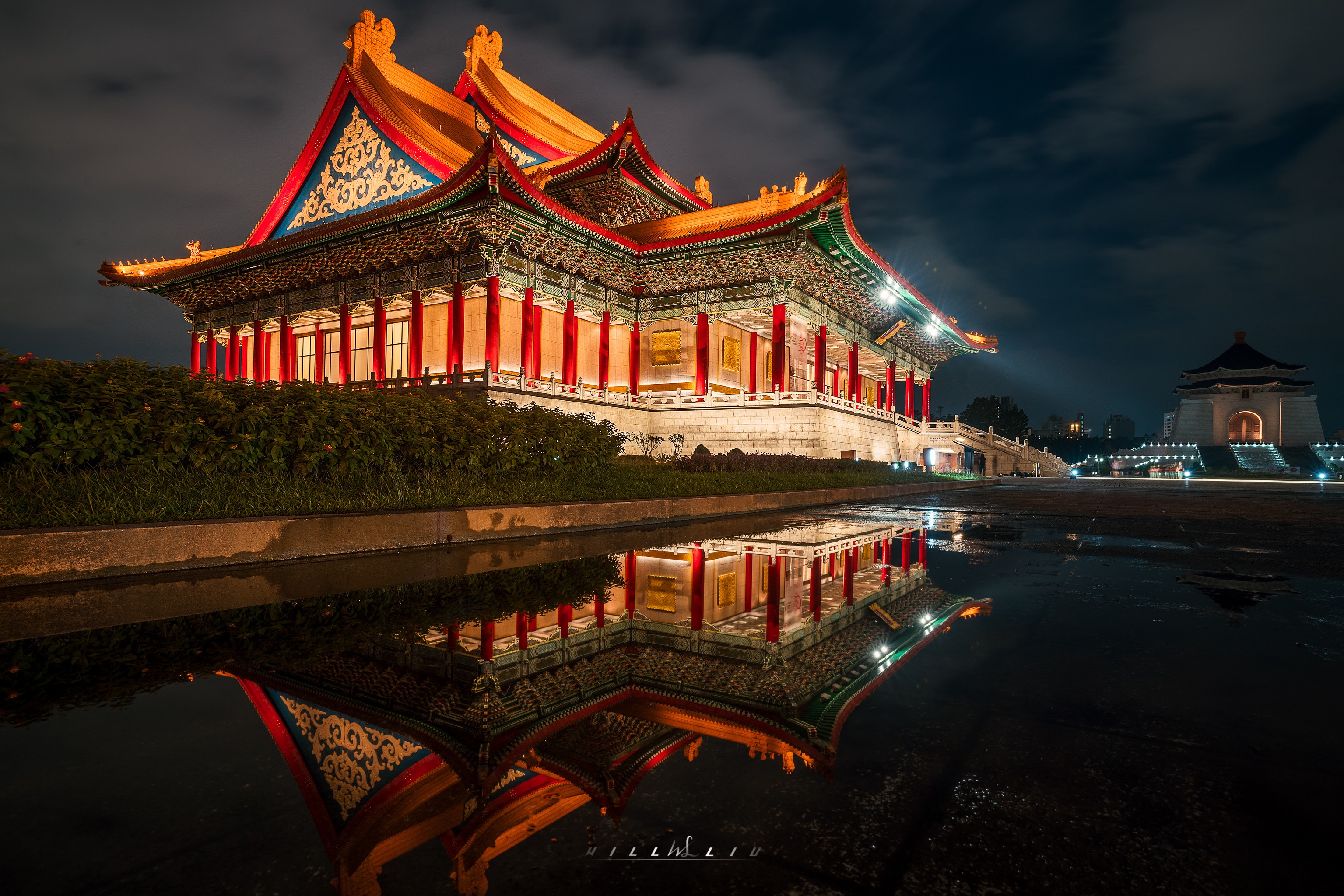 National Theater and Concert Hall, Chiang Kai-shek Memorial Hall, Taiwan HD Wallpaper