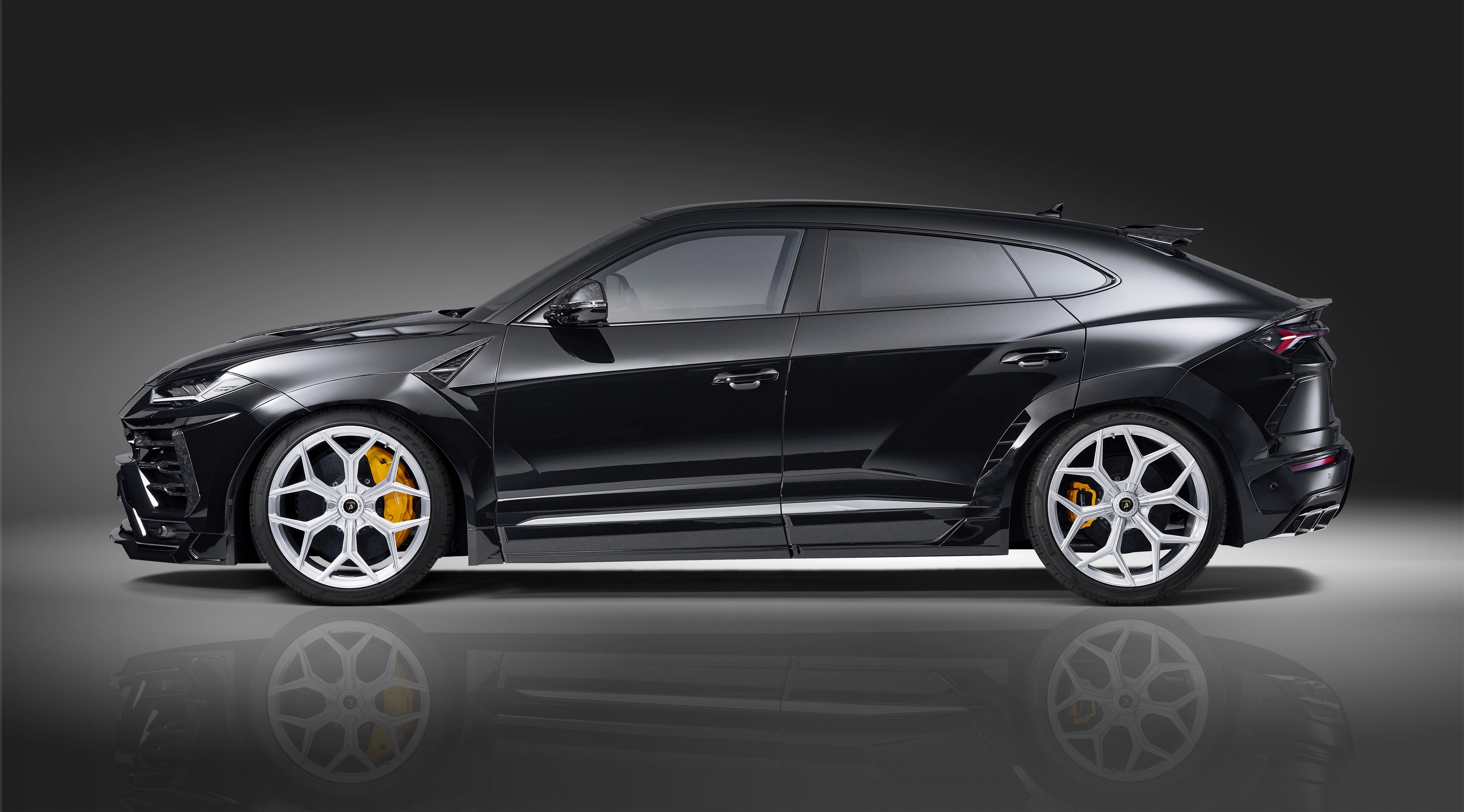 4K Lamborghini Urus Novitec 2019 Side View HD Wallpaper