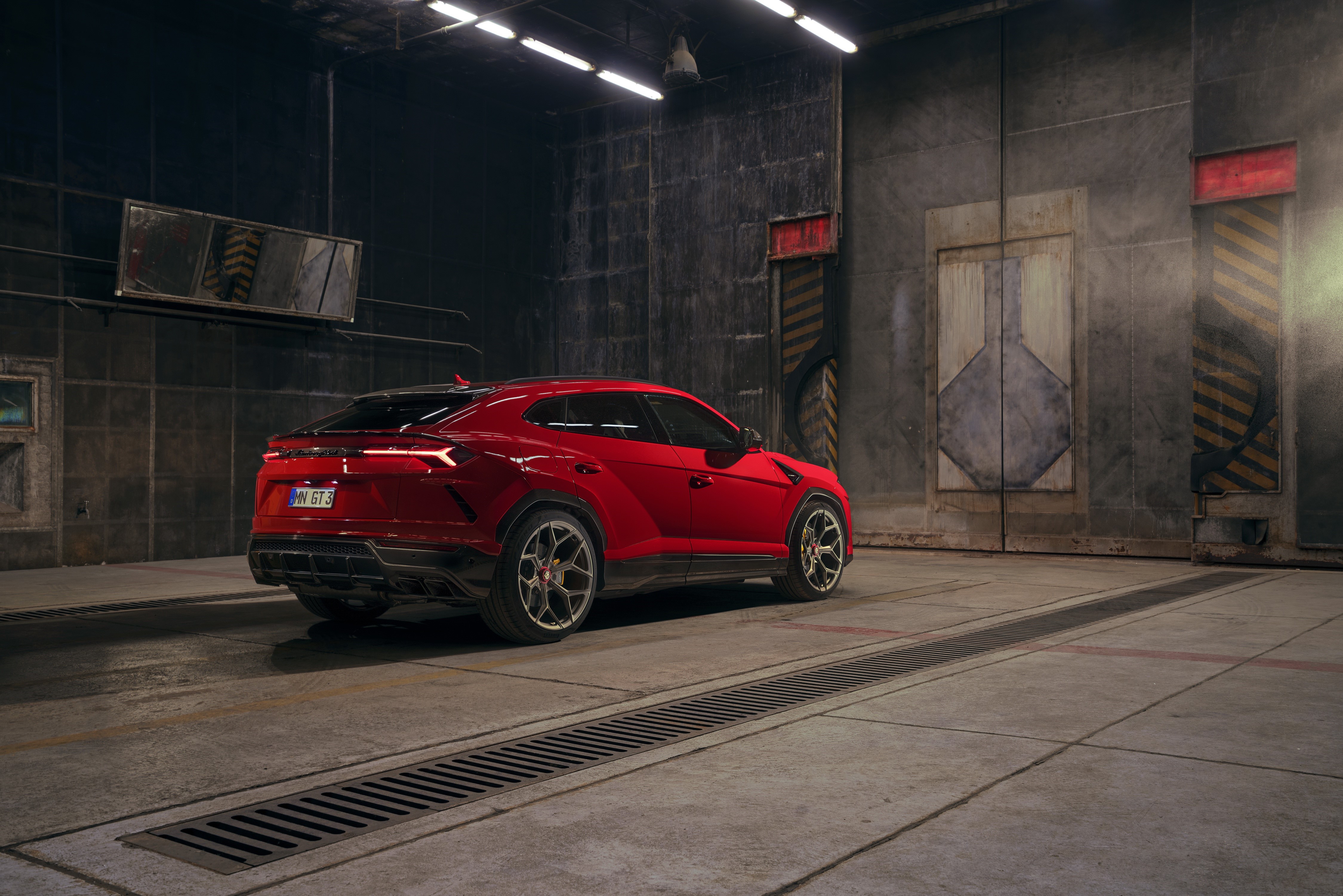 Red Lamborghini Urus Novitec 2019 Crossover HD Wallpaper