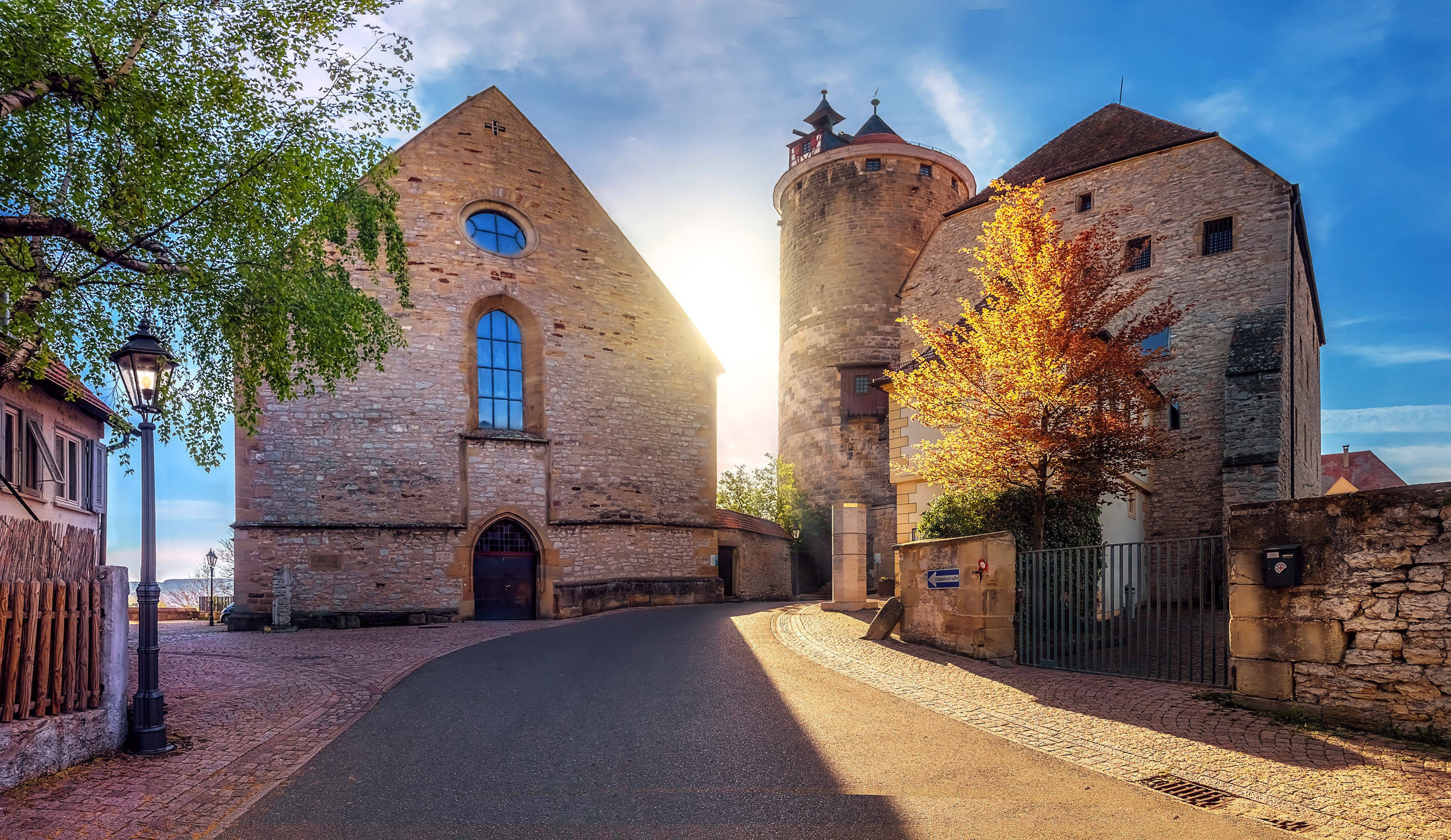 Besigheim Germany historic buildings and street HD Wallpaper