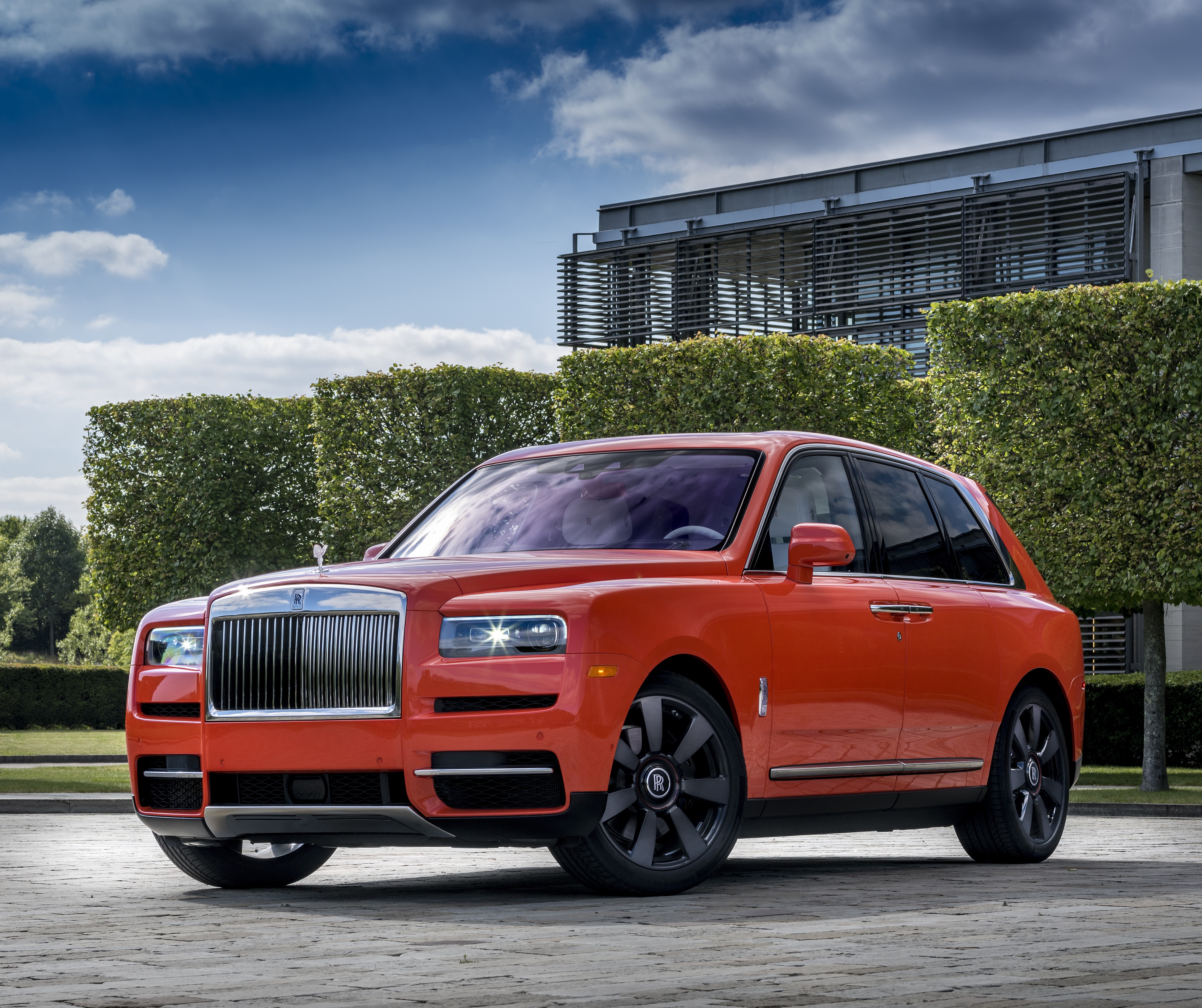 Rolls-Royce Cullinan Fux Orange 2019 HD Wallpaper