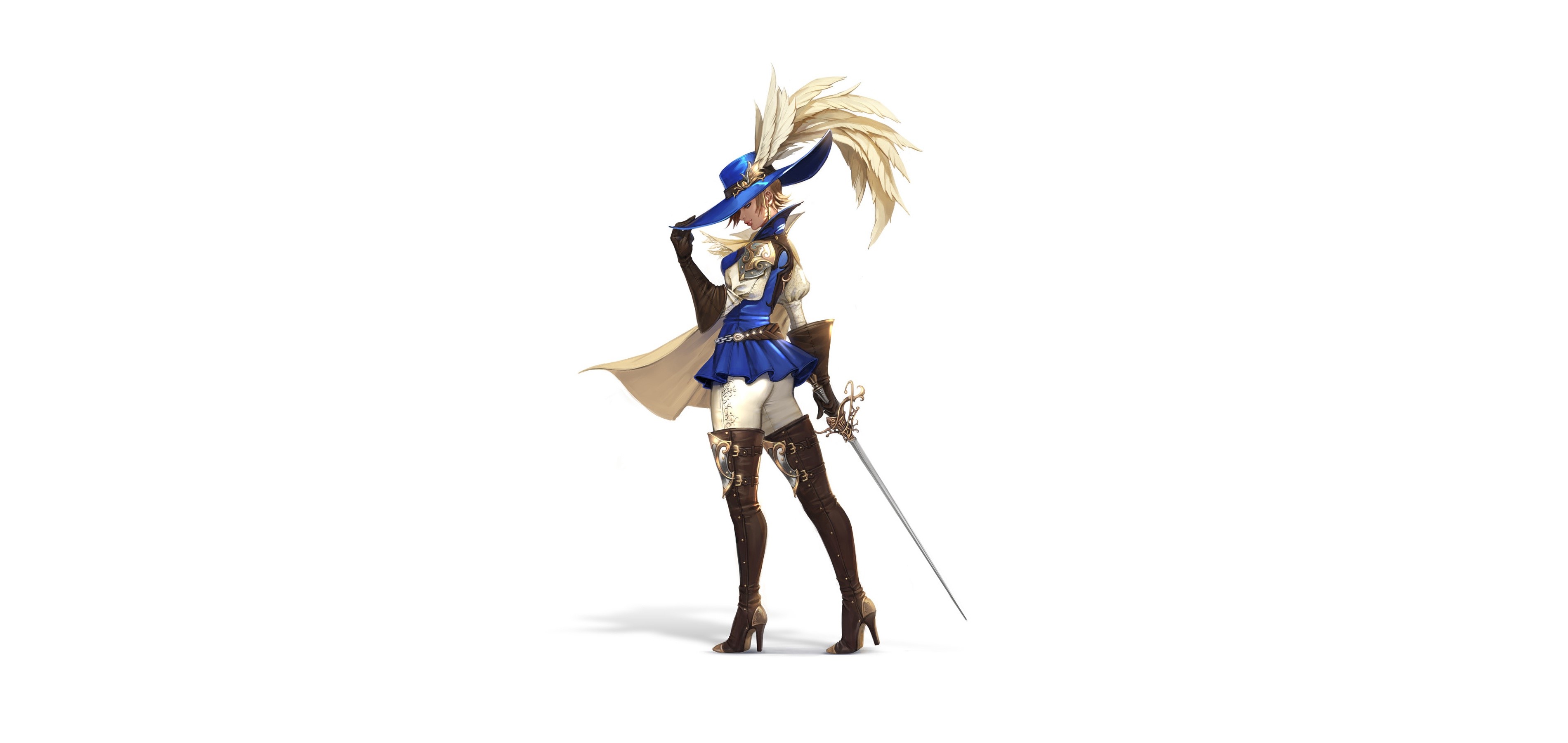 Hye Jeong Hwang as a Musketeer Warrior HD Wallpaper