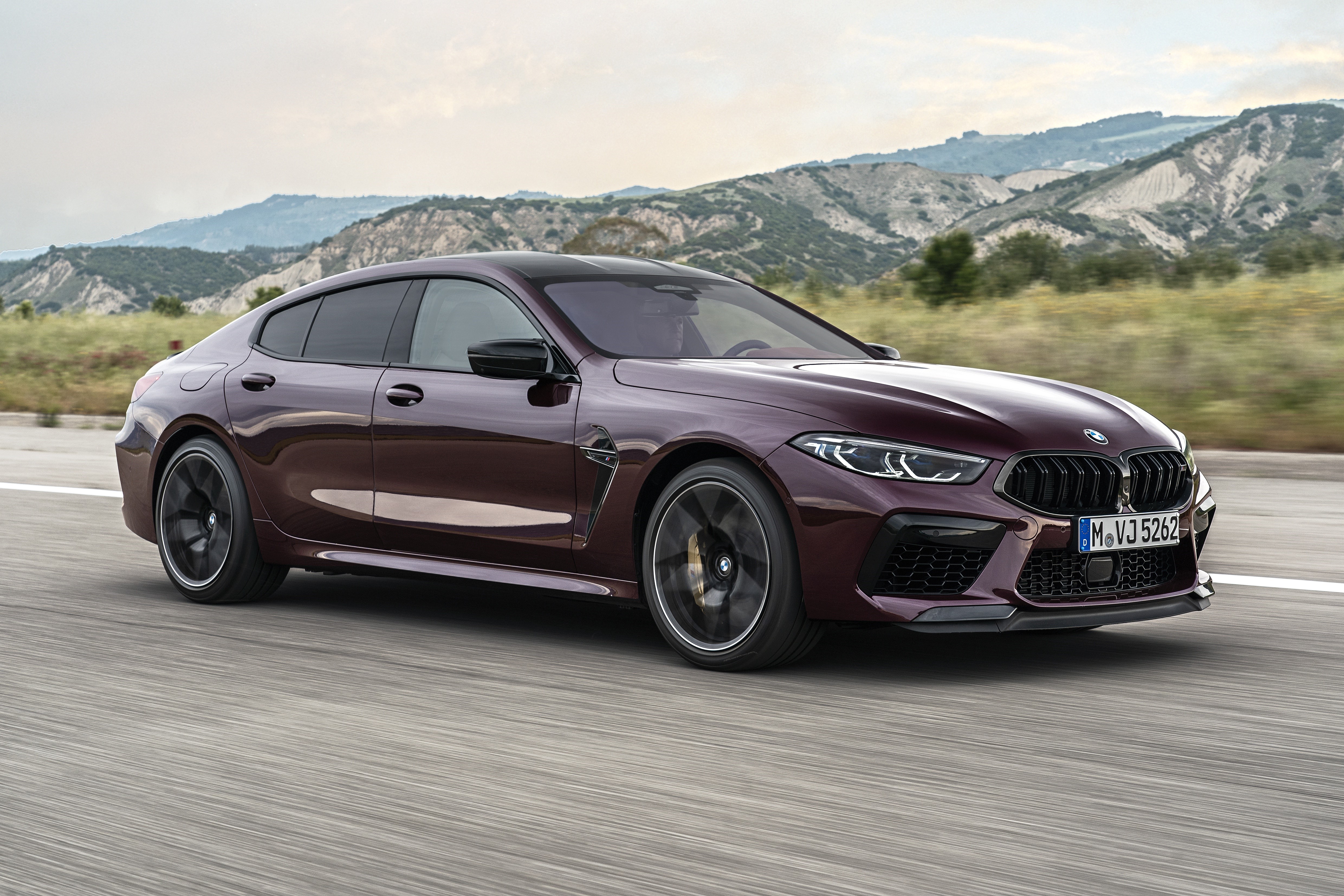 BMW M8 Gran Coupe F93 2019 in motion HD Wallpaper