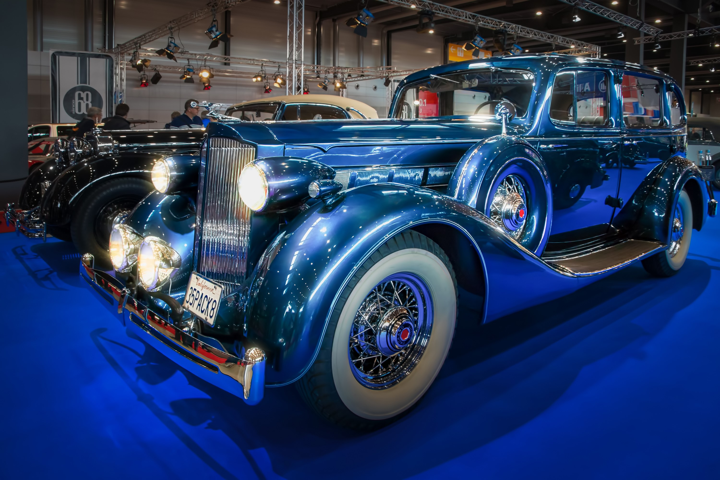 1935 Packard Eight luxury car HD Wallpaper