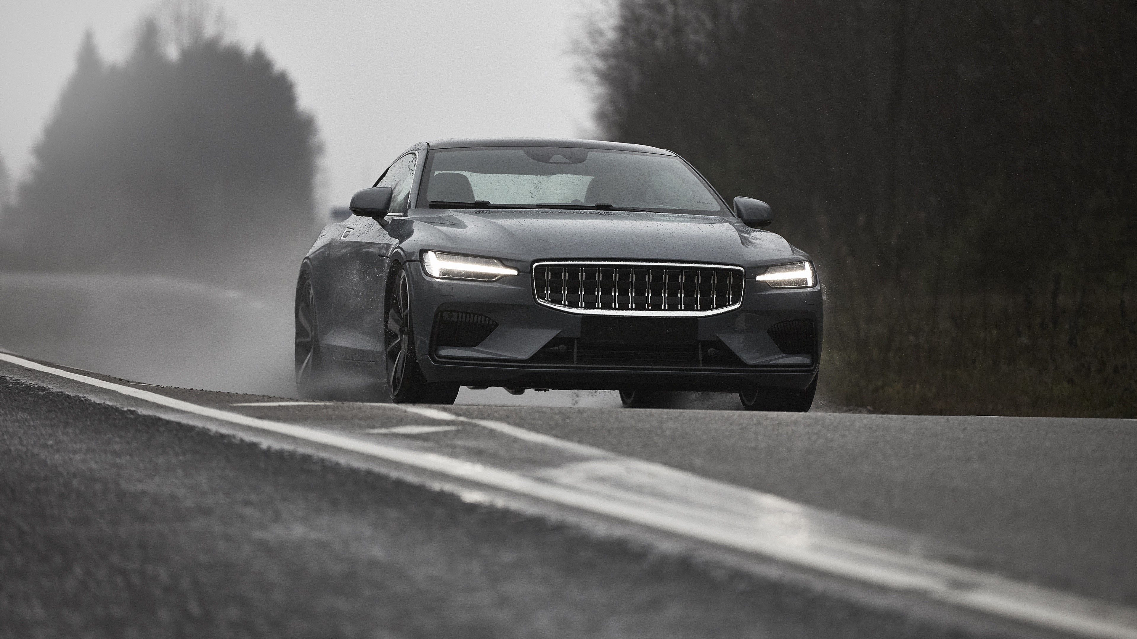 Polestar 1 2019 Grey Car Front HD Wallpaper