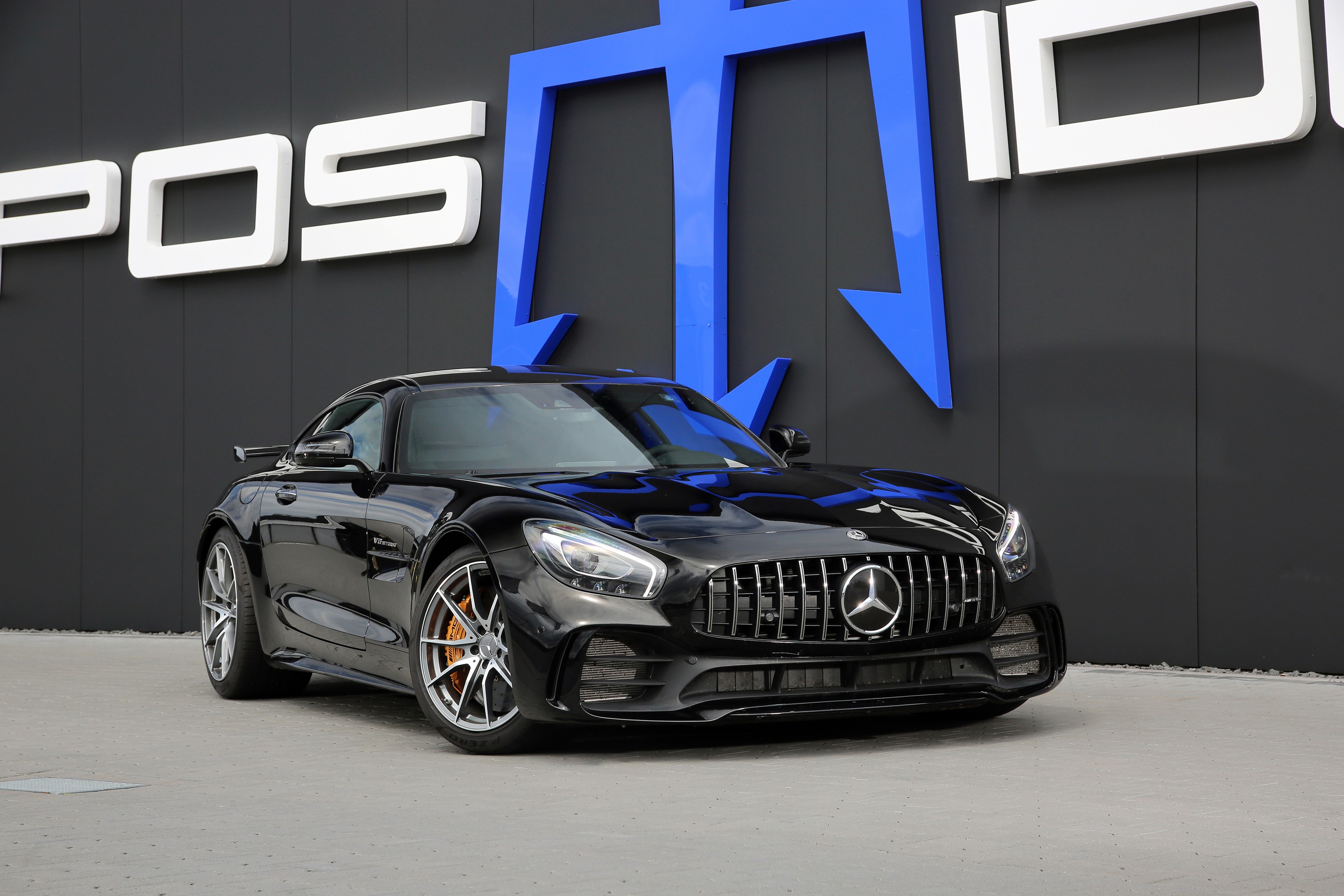 Black 2019 Posaidon GT R RS830 Mercedes-Benz HD Wallpaper