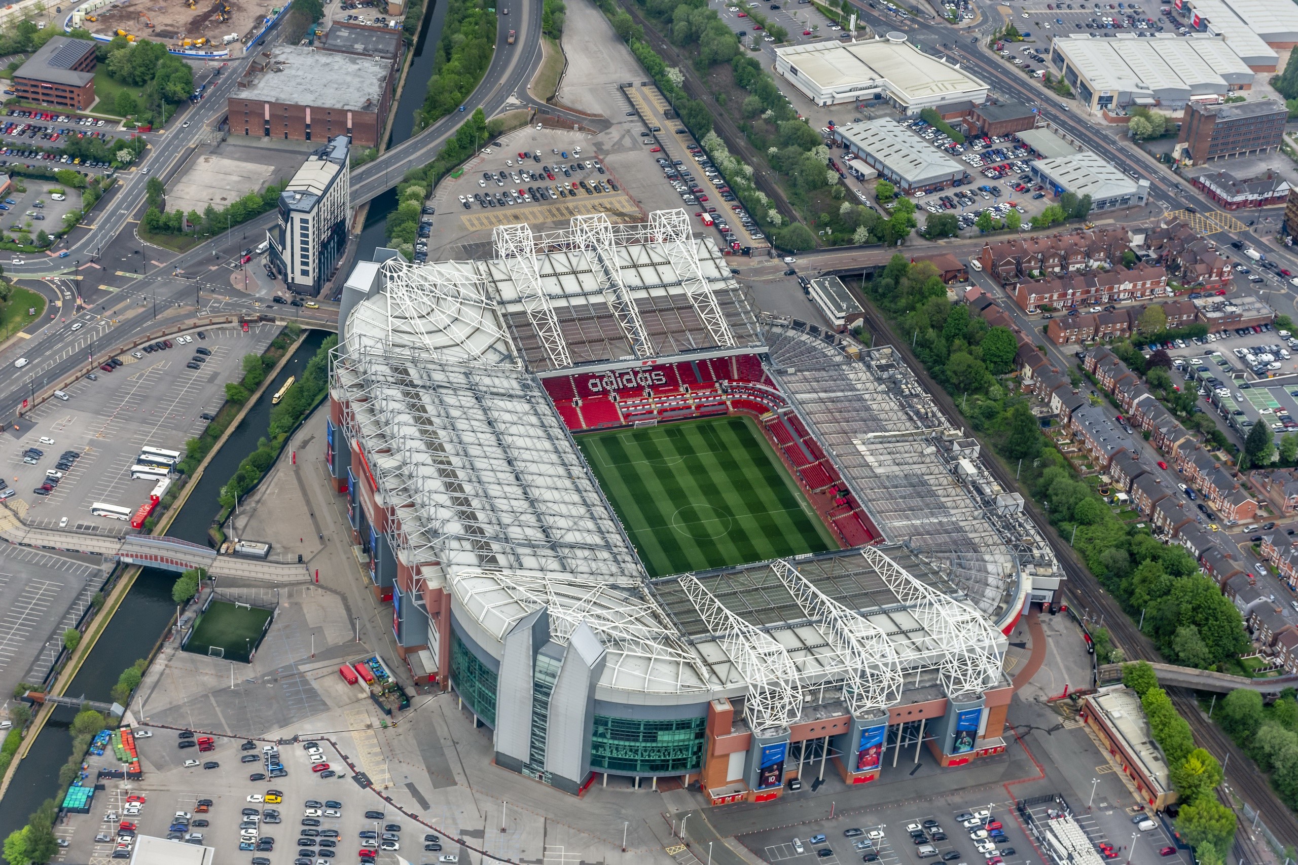 Old Trafford Stadium, Manchester United, England HD Wallpaper
