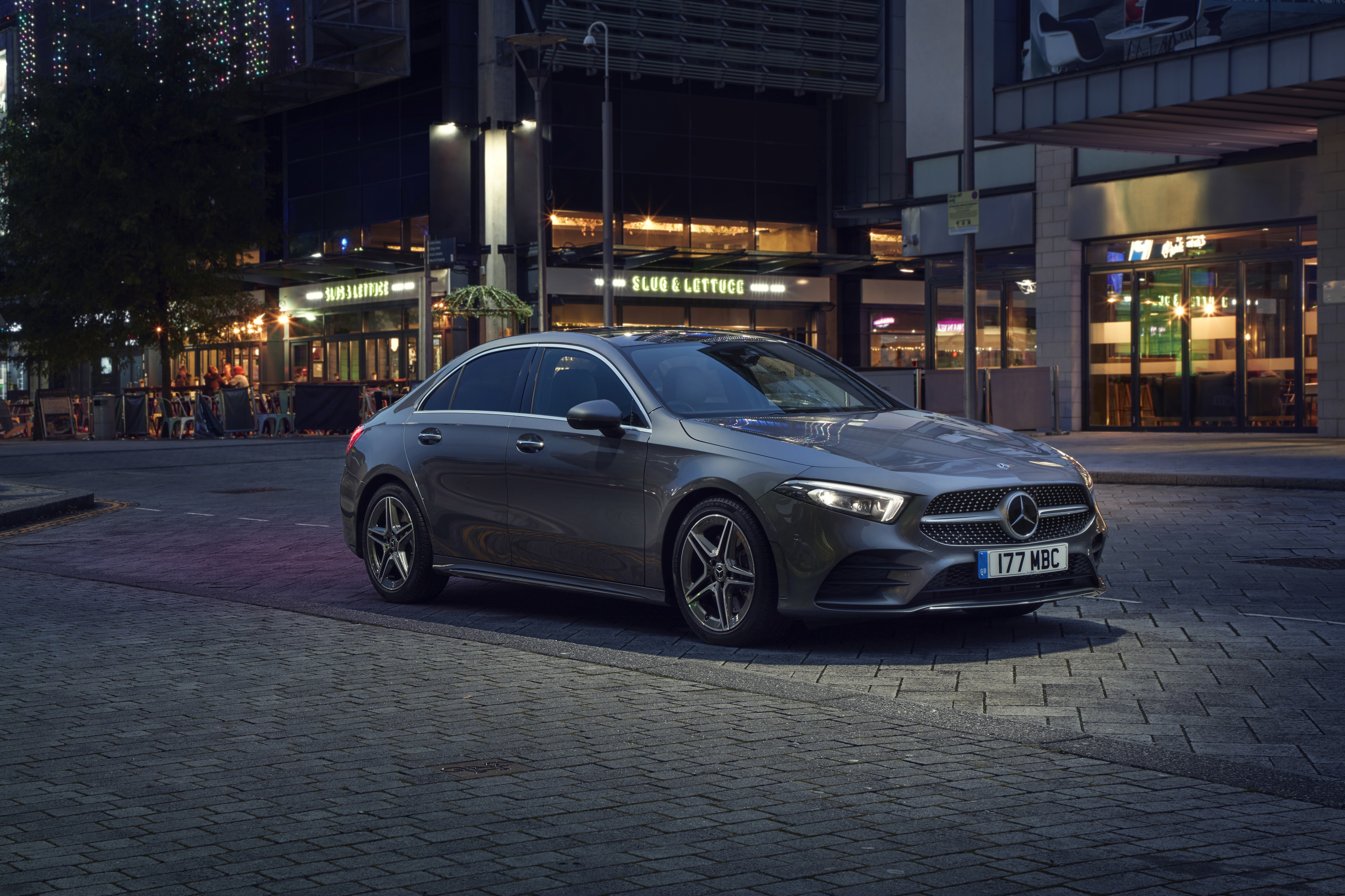 2019 Mercedes-Benz A 250 AMG Line Sedan HD Wallpaper