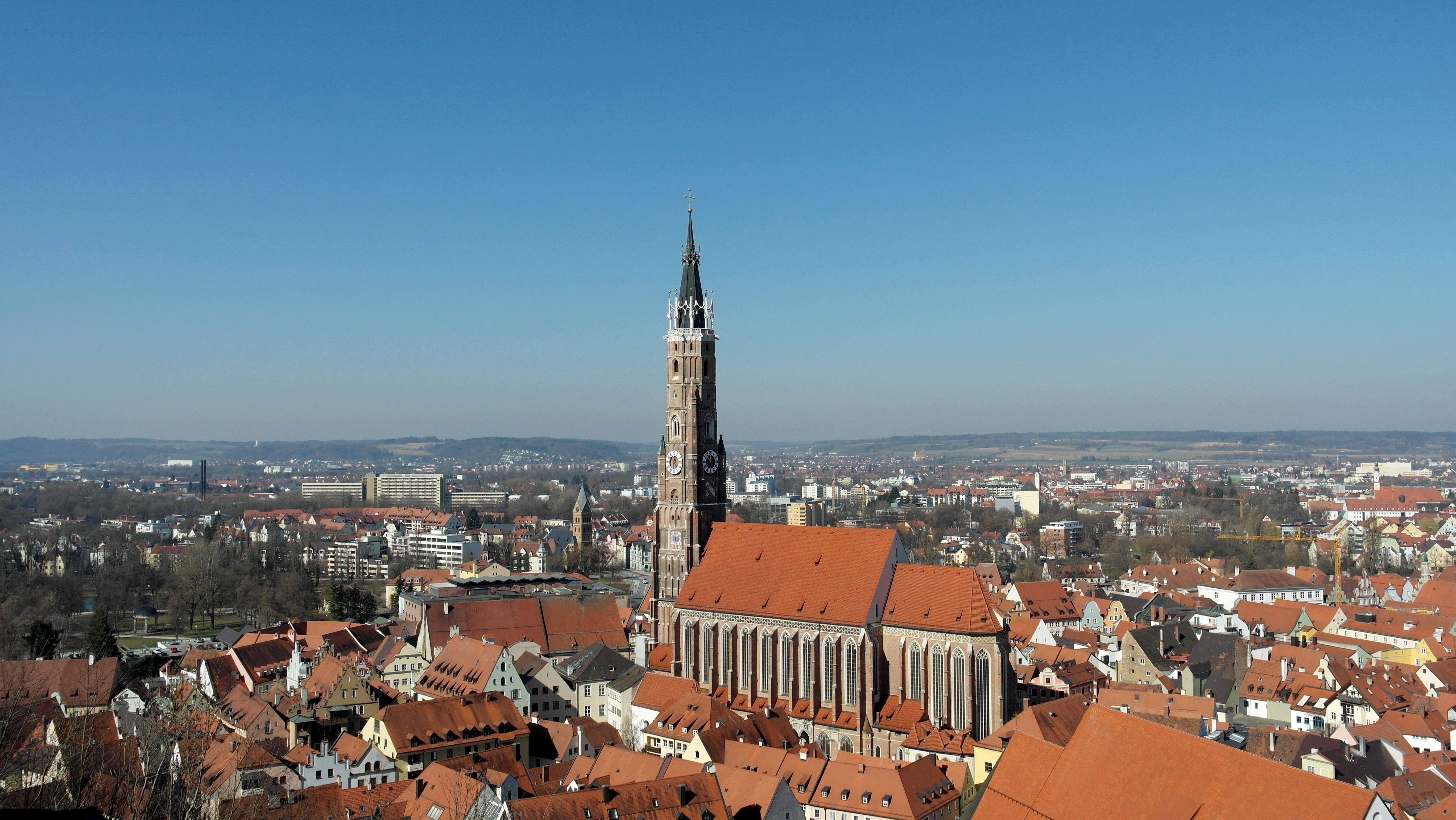 St. Martin's Church in Landshut, Bavaria, Germany HD Wallpaper