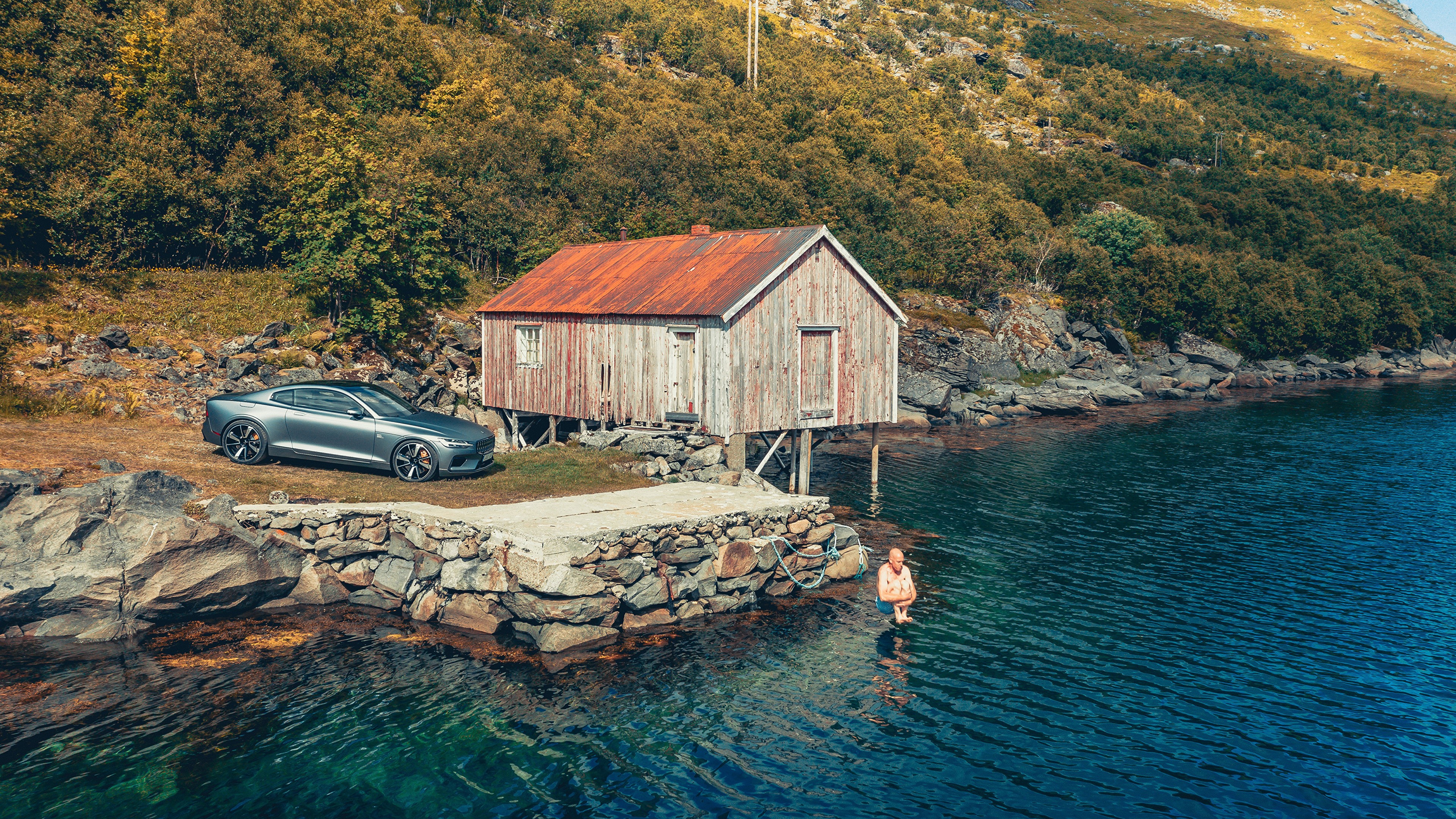 4K 2019 Polestar 1 Coast Grey HD Wallpaper