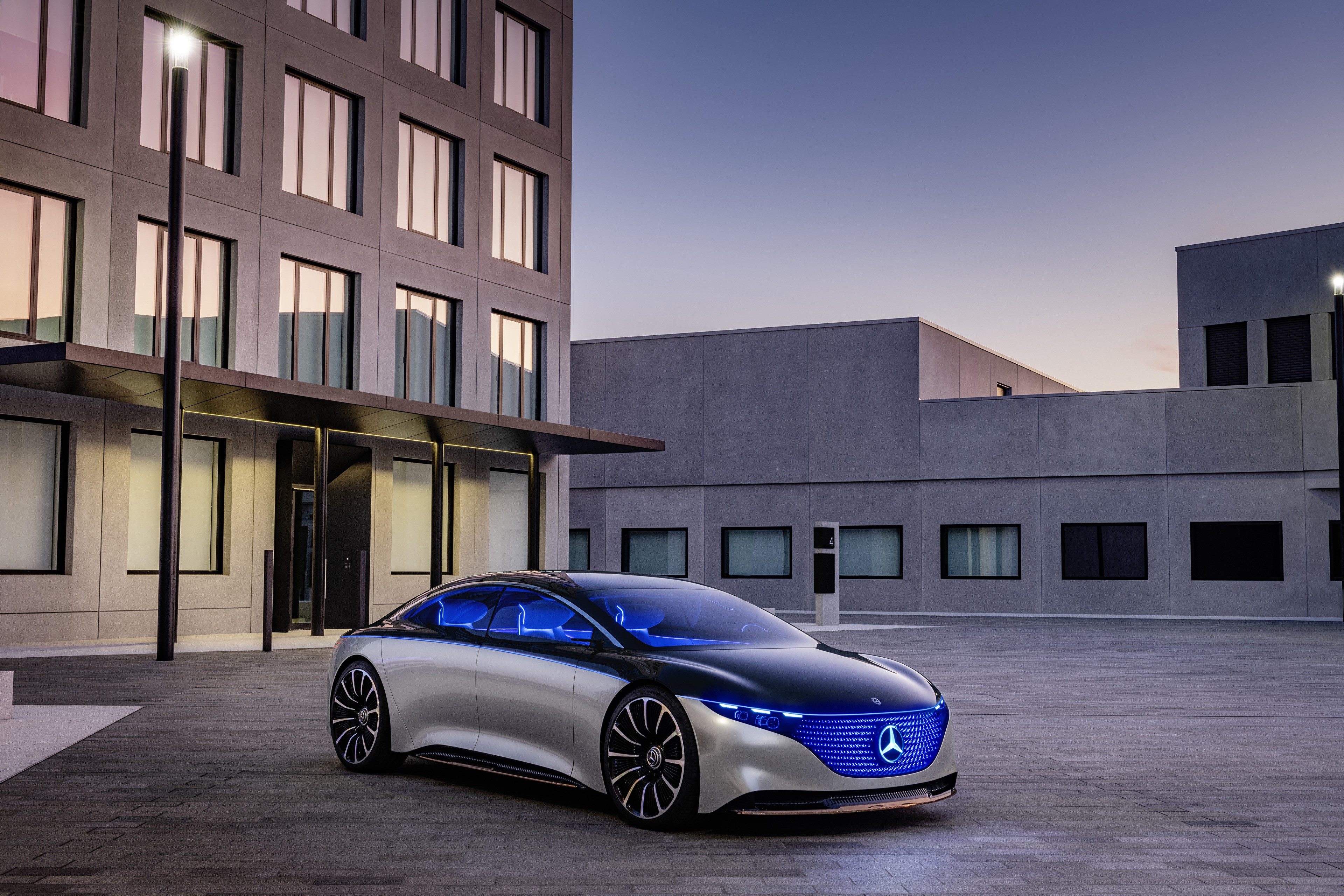 4K 2019 Vision EQS Mercedes-Benz HD Wallpaper
