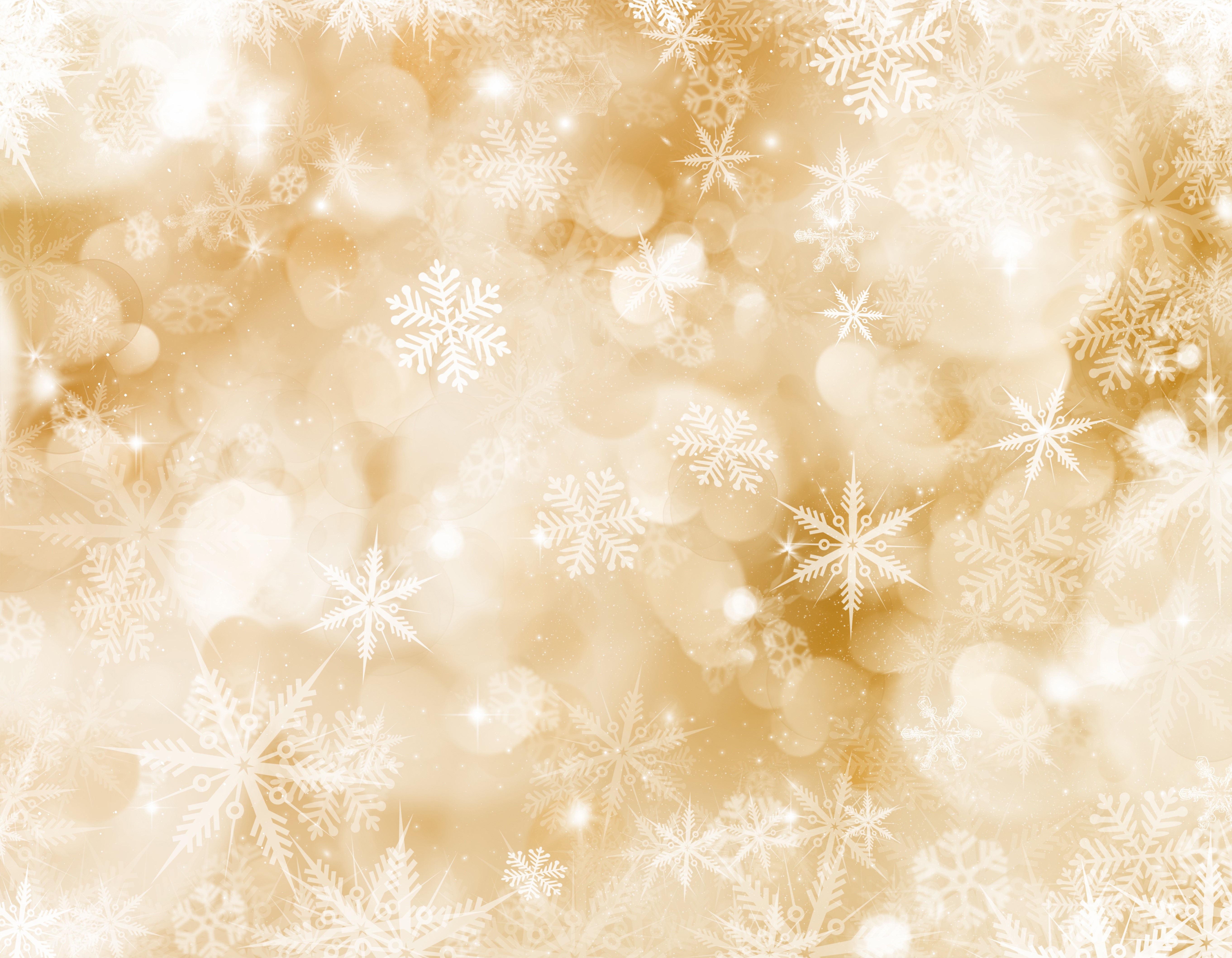 Christmas Snowflakes Texture 4K HD Wallpaper