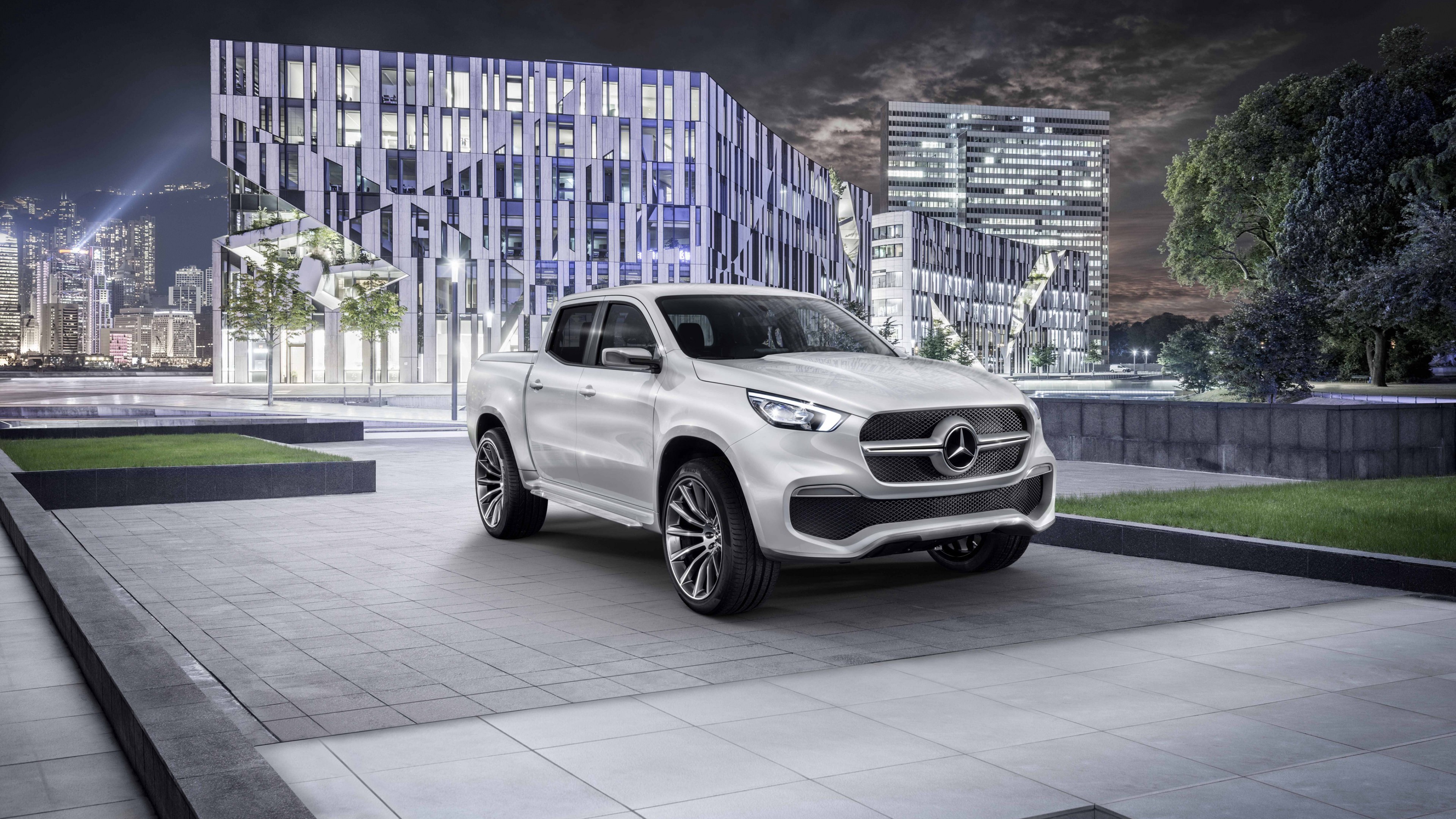 4K Mercedes-Benz X 350 Pickup Truck HD Wallpaper