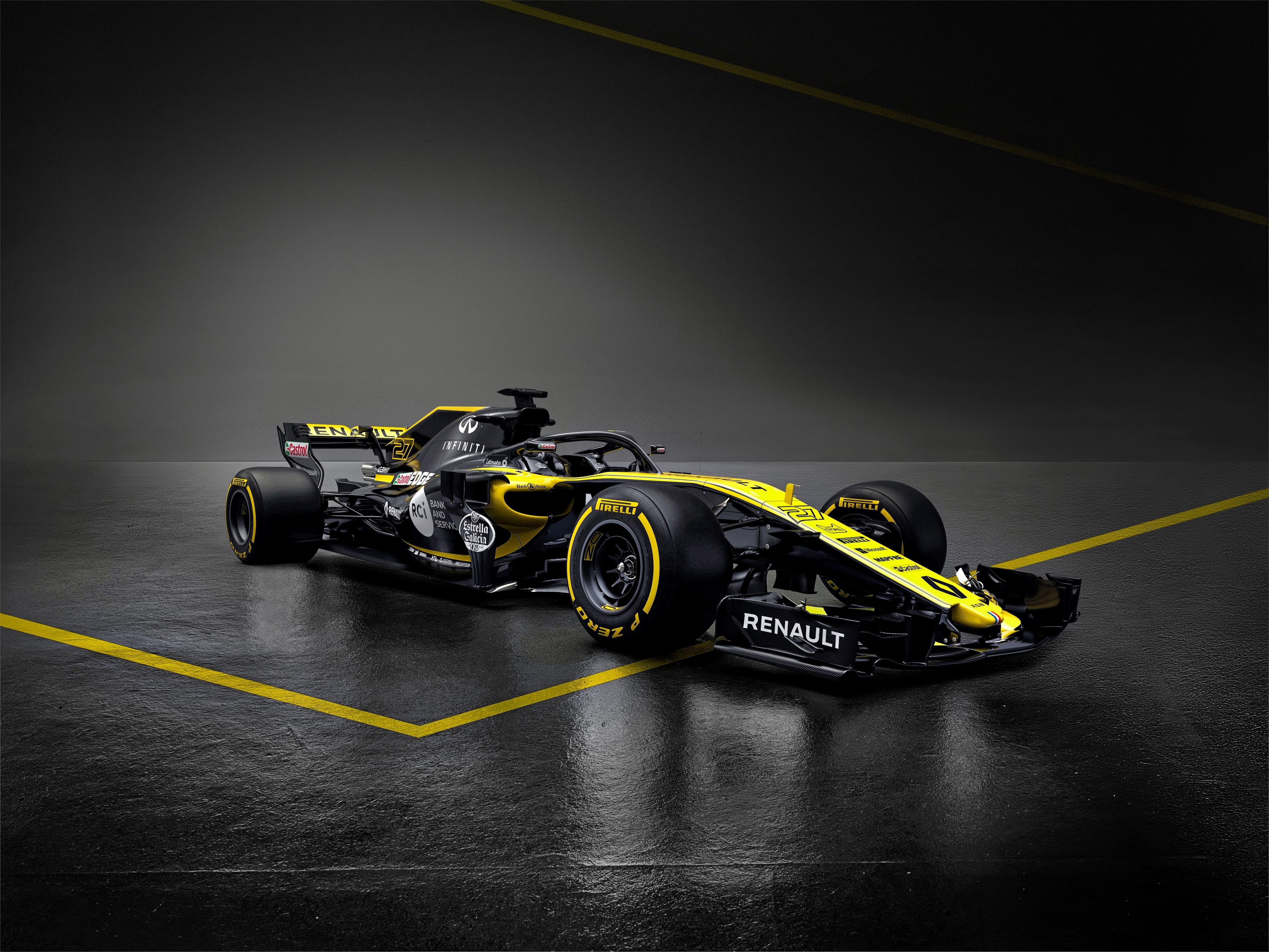 Renault R.S.18 Formula 1 Car HD Wallpaper