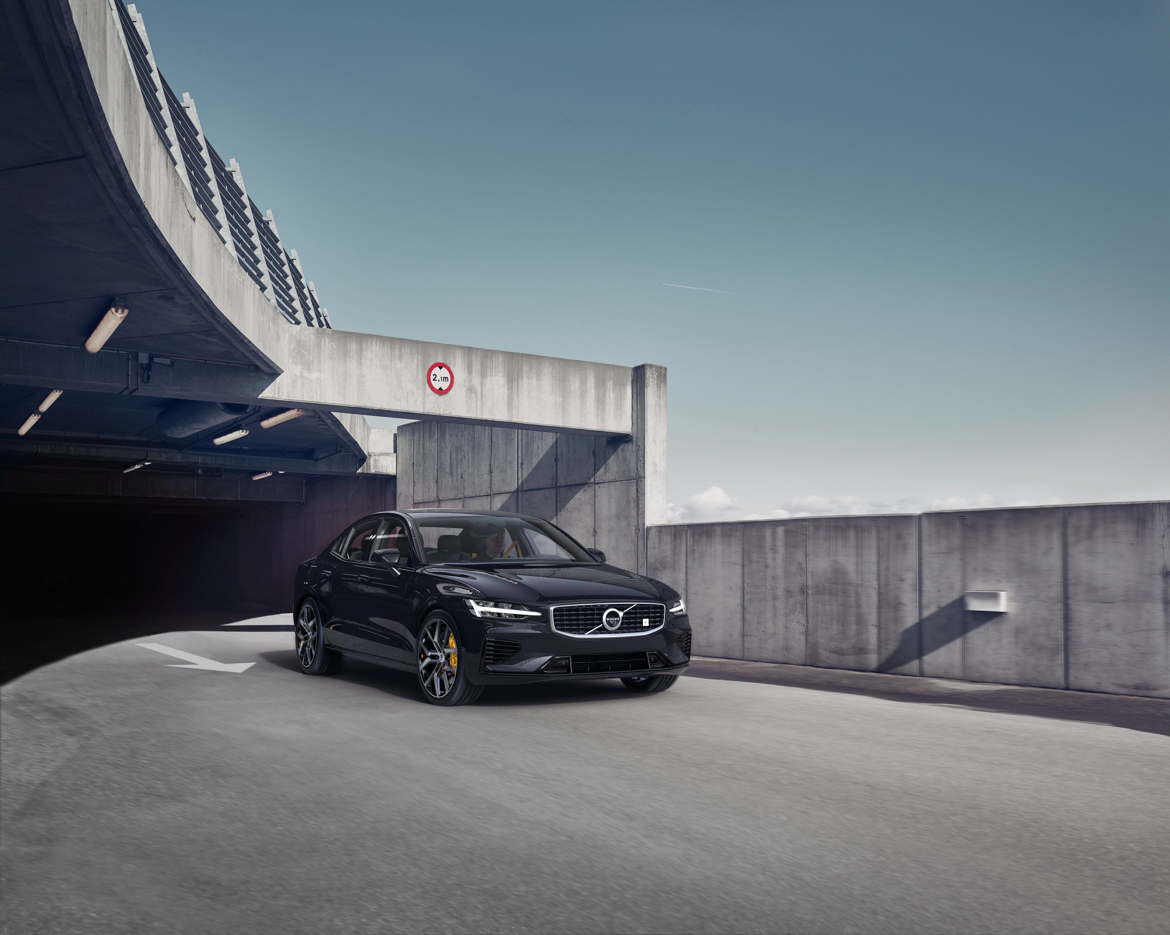 Black Volvo S60 T8 Polestar Engineered HD Wallpaper