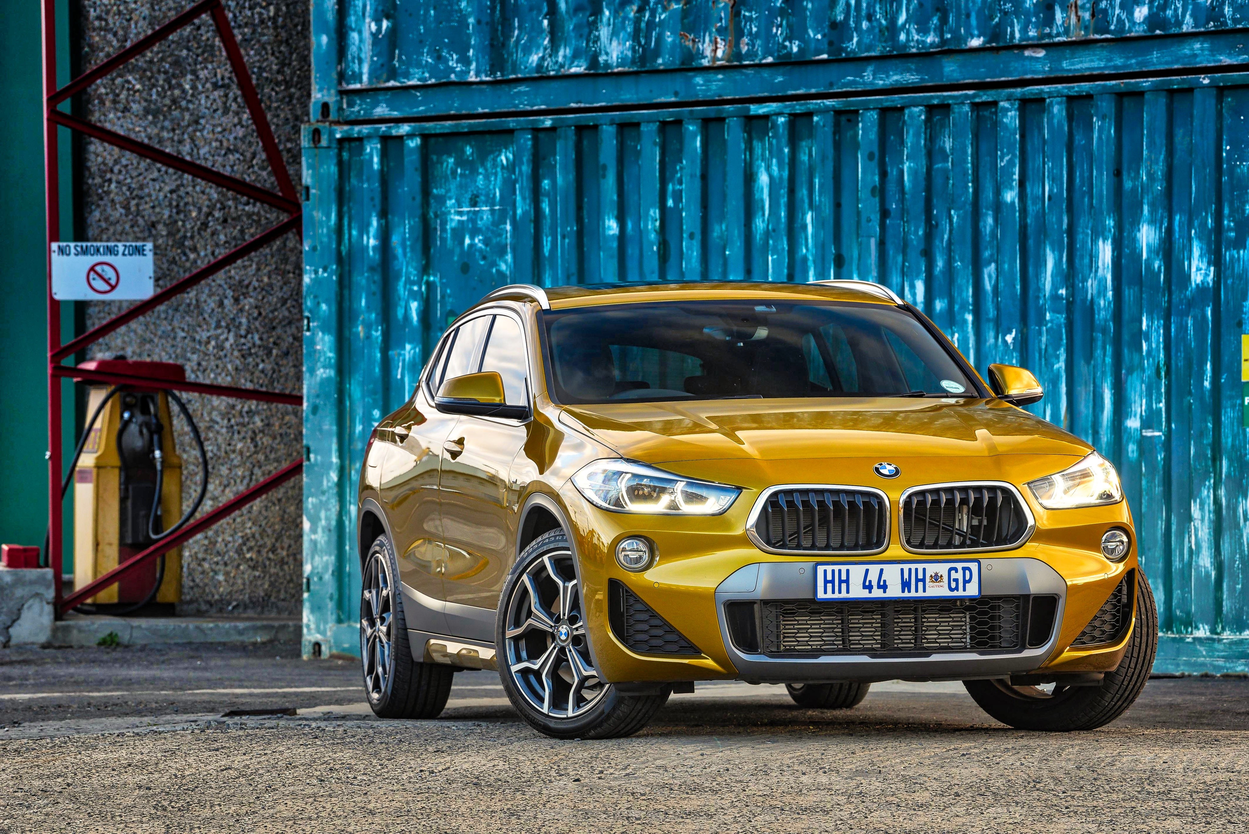 BMW X2 F39 Crossover in Gold Color HD Wallpaper