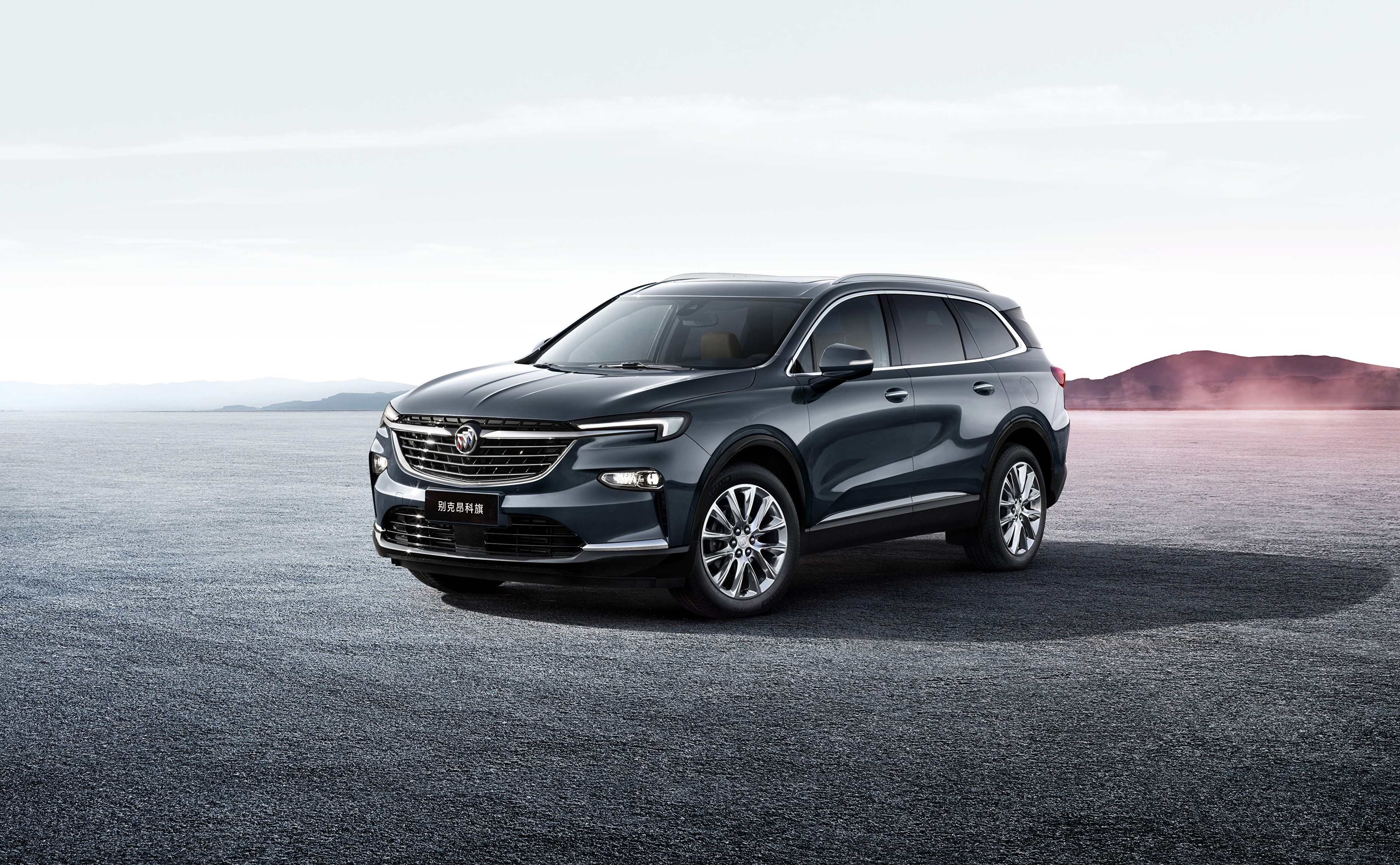 Grey 2019 Buick Enclave Crossover HD Wallpaper