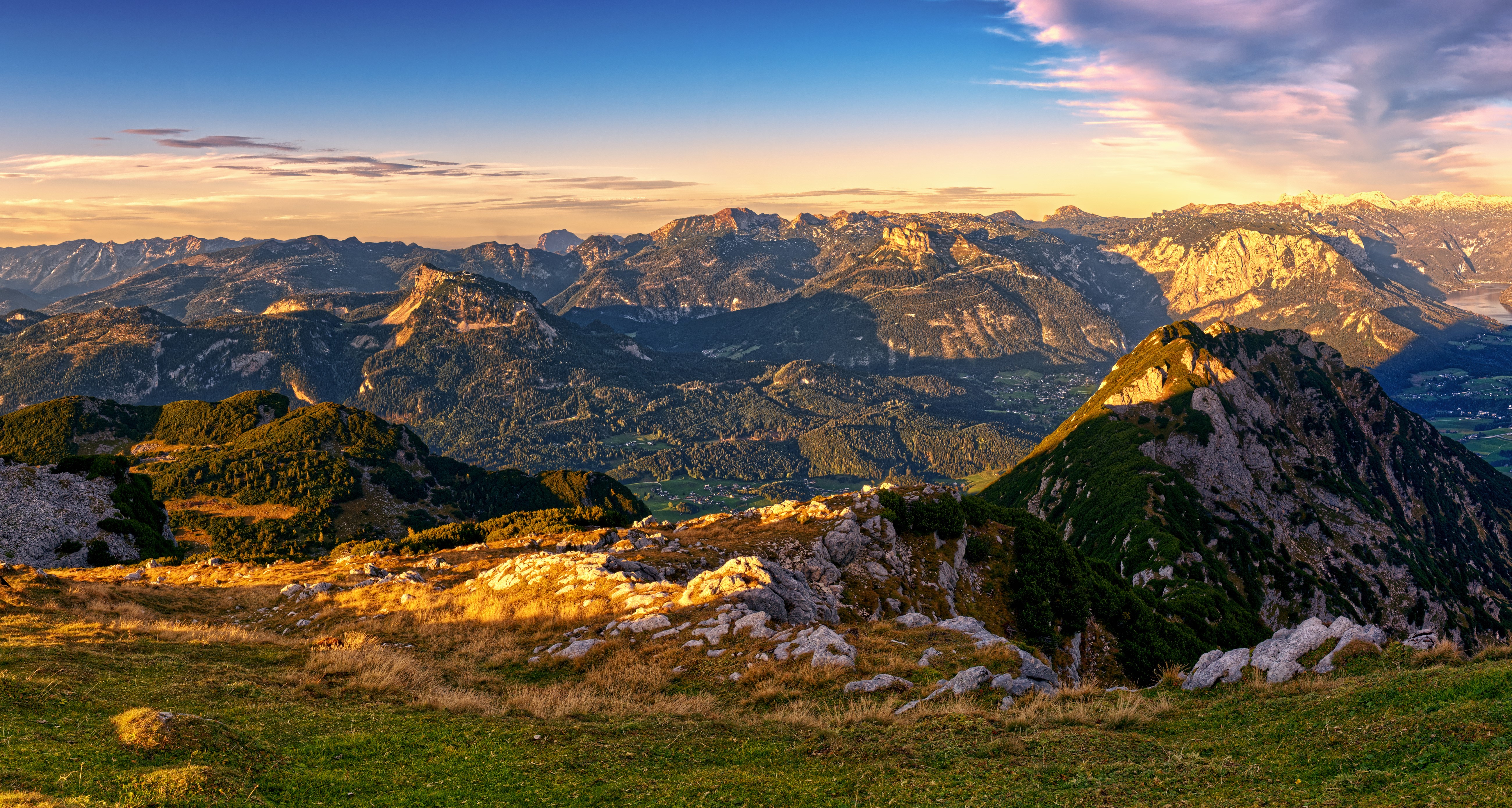 Mountains in Luppitsch, Styria, Austria HD Wallpaper