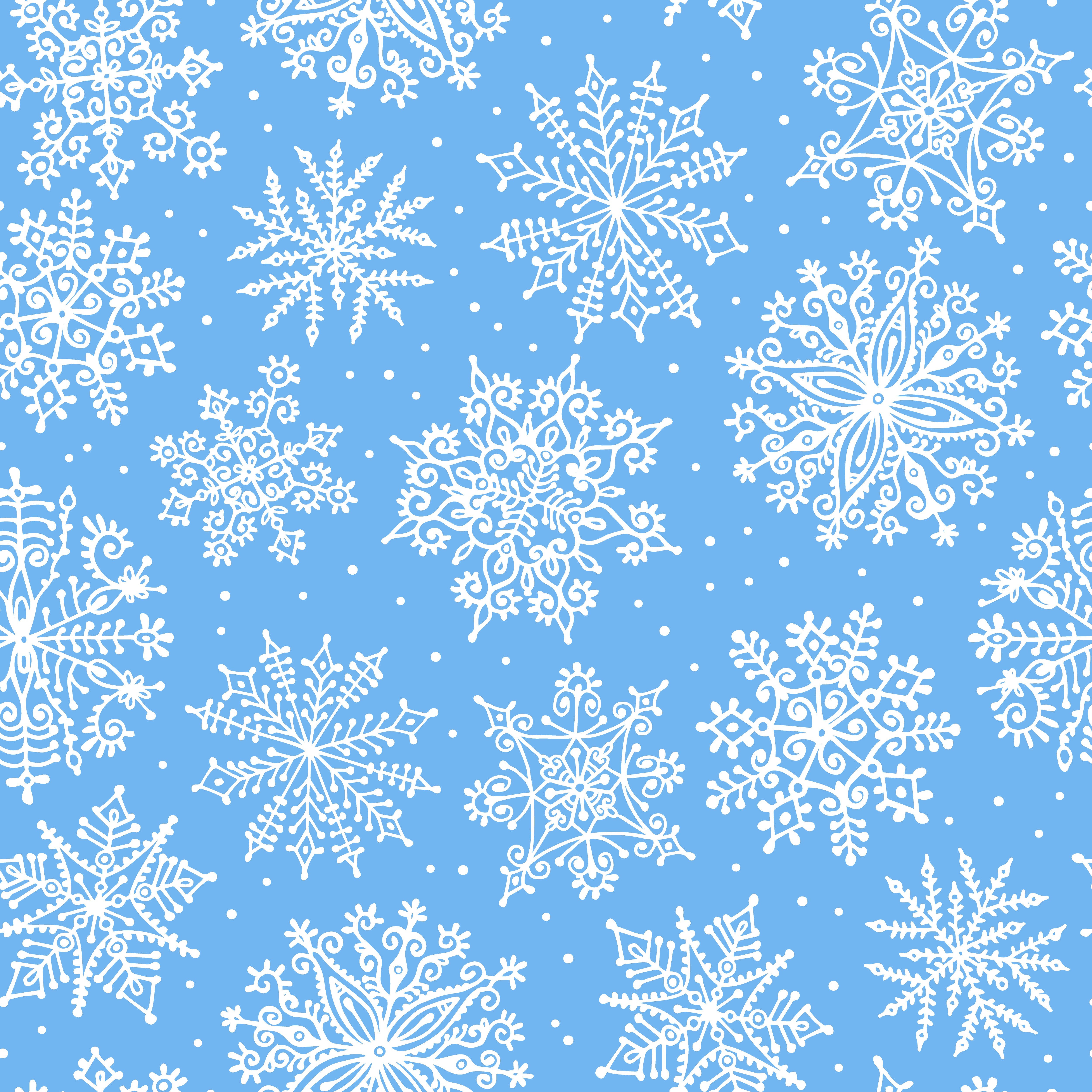 Snowflake Texture Pattern HD Wallpaper