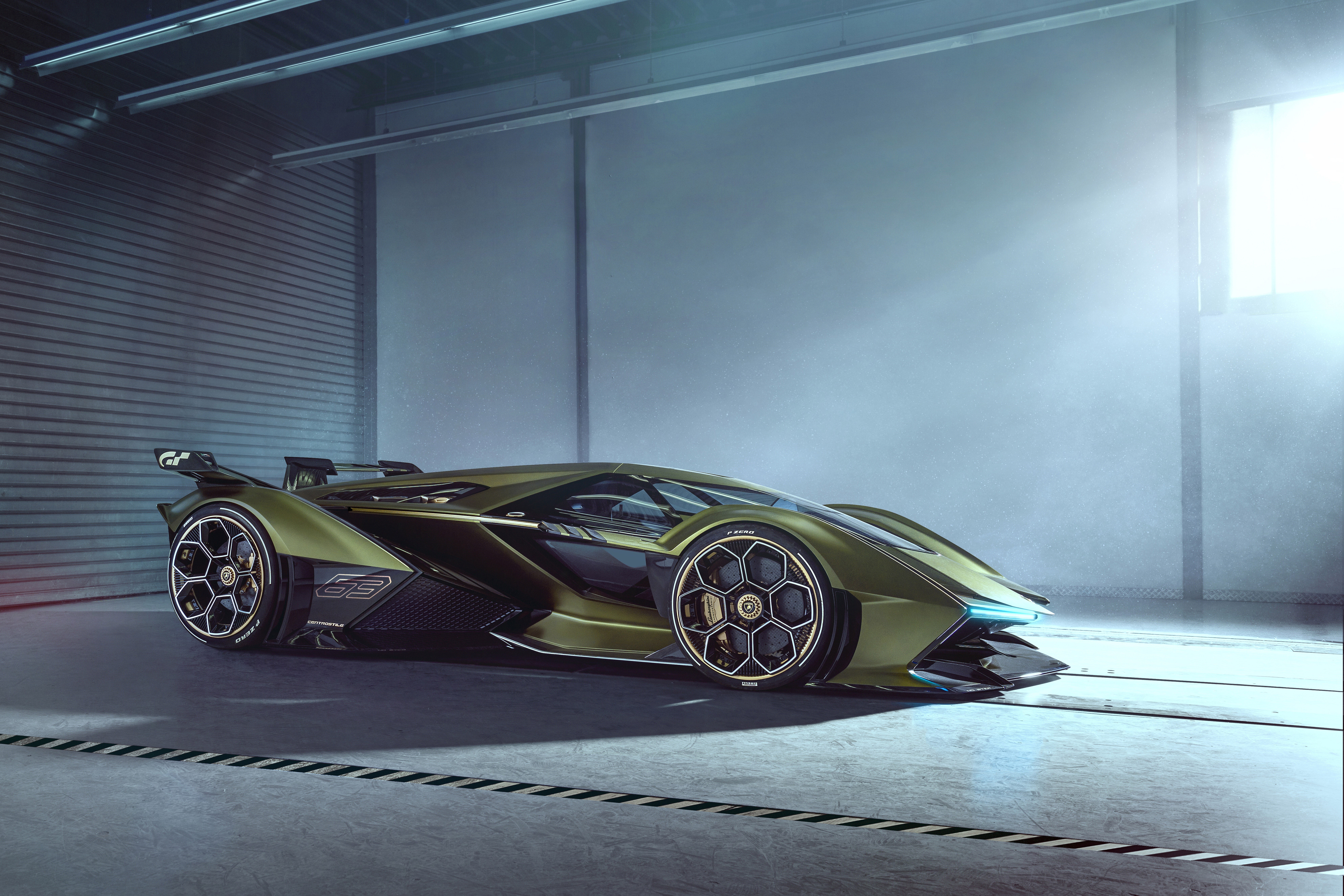 Lamborghini Vision Gran Turismo 2019 V12 HD Wallpaper