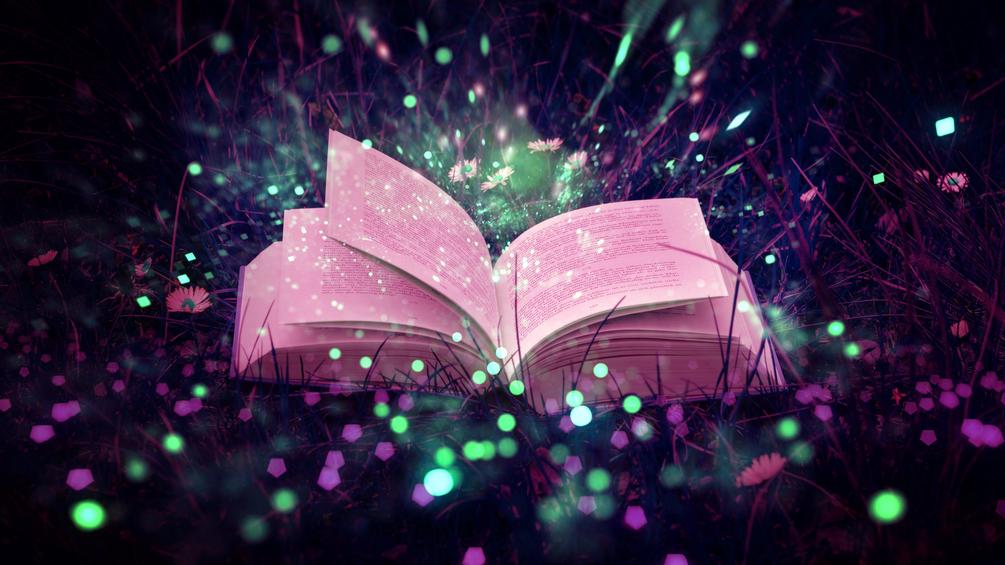 4K Magic Book HD Wallpaper