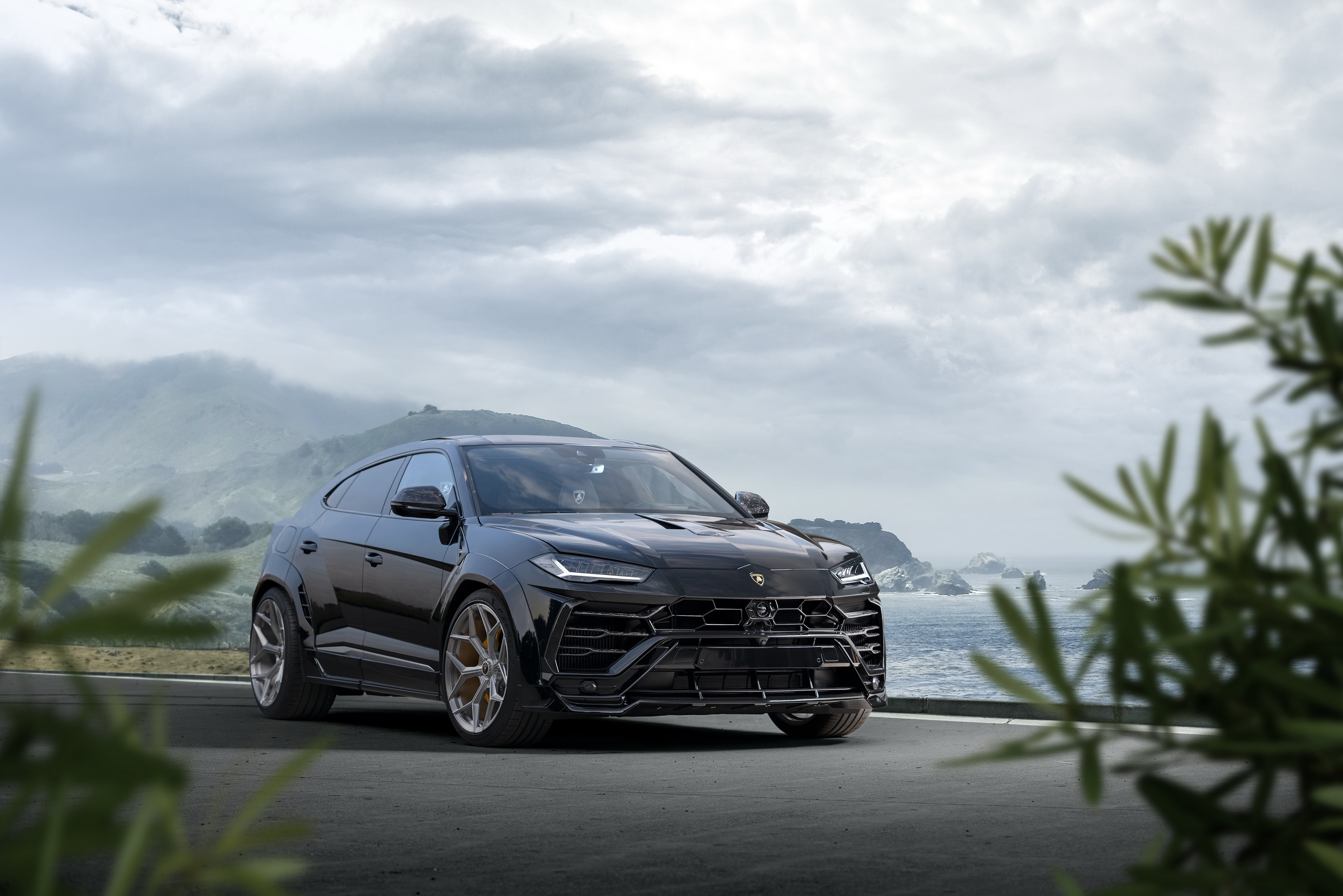 Black Novitec Lamborghini Urus 2019 HD Wallpaper