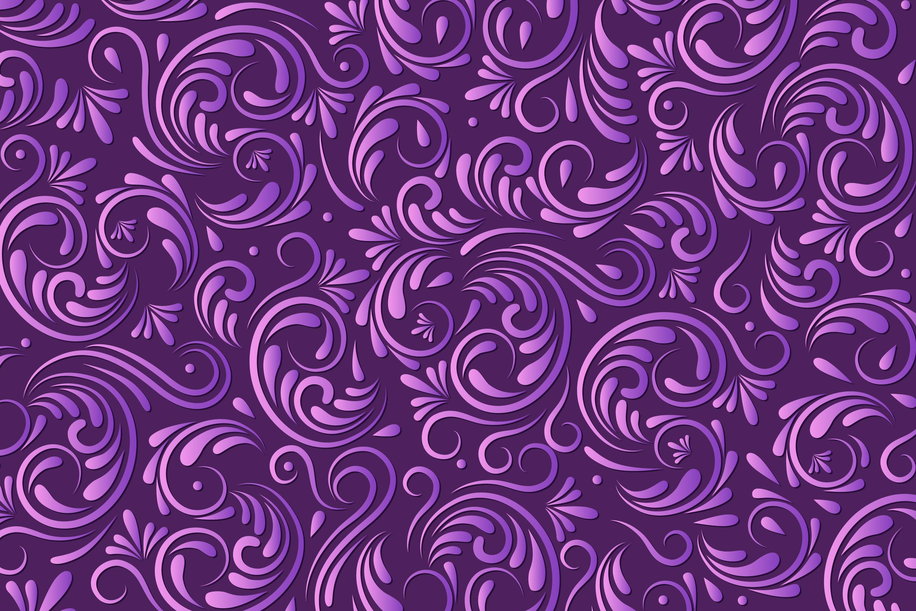 Purple floral tracery texture HD Wallpaper