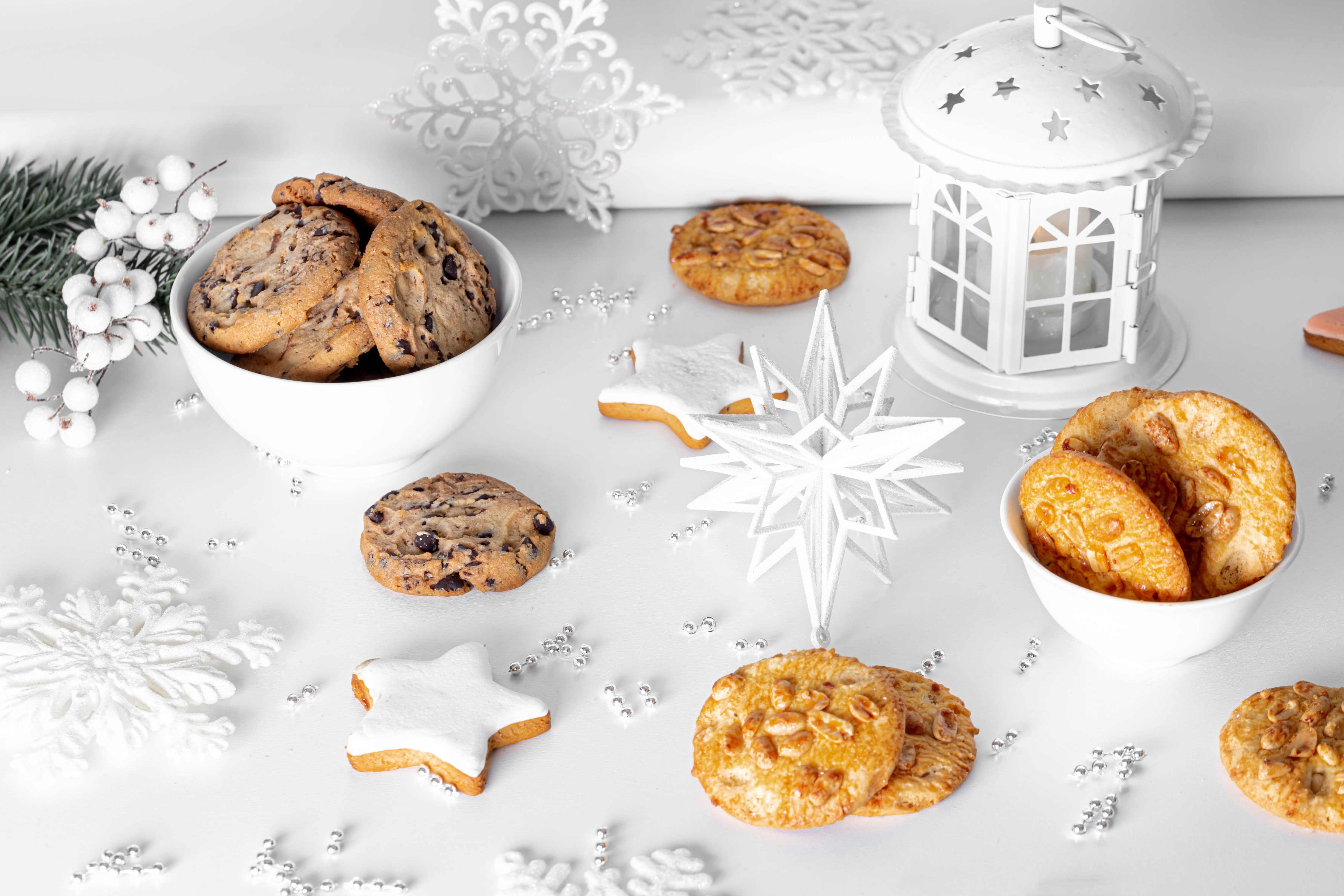 Christmas Cookies and Decorations HD Wallpaper