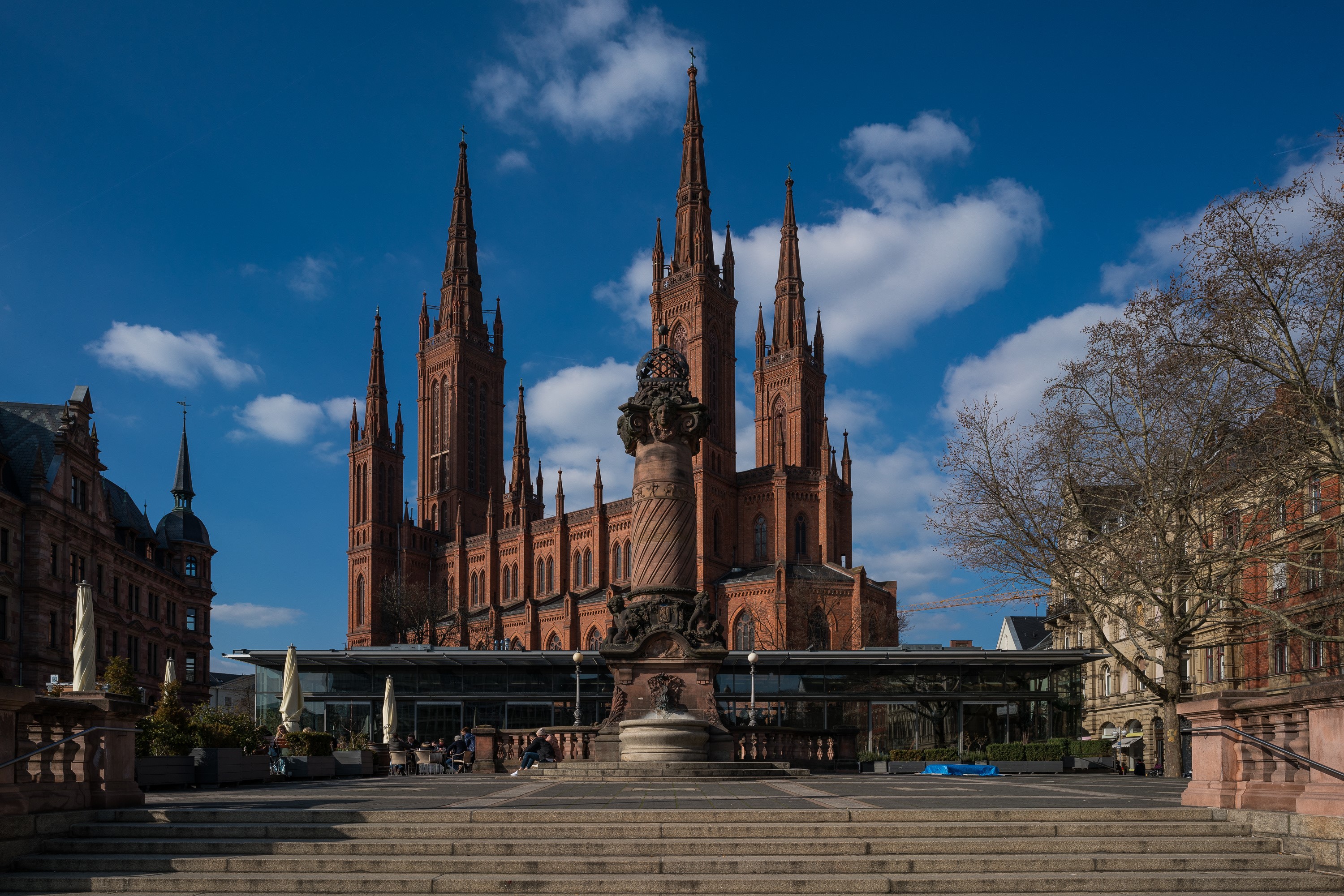 Marktkirche in Wiesbaden, Germany HD Wallpaper