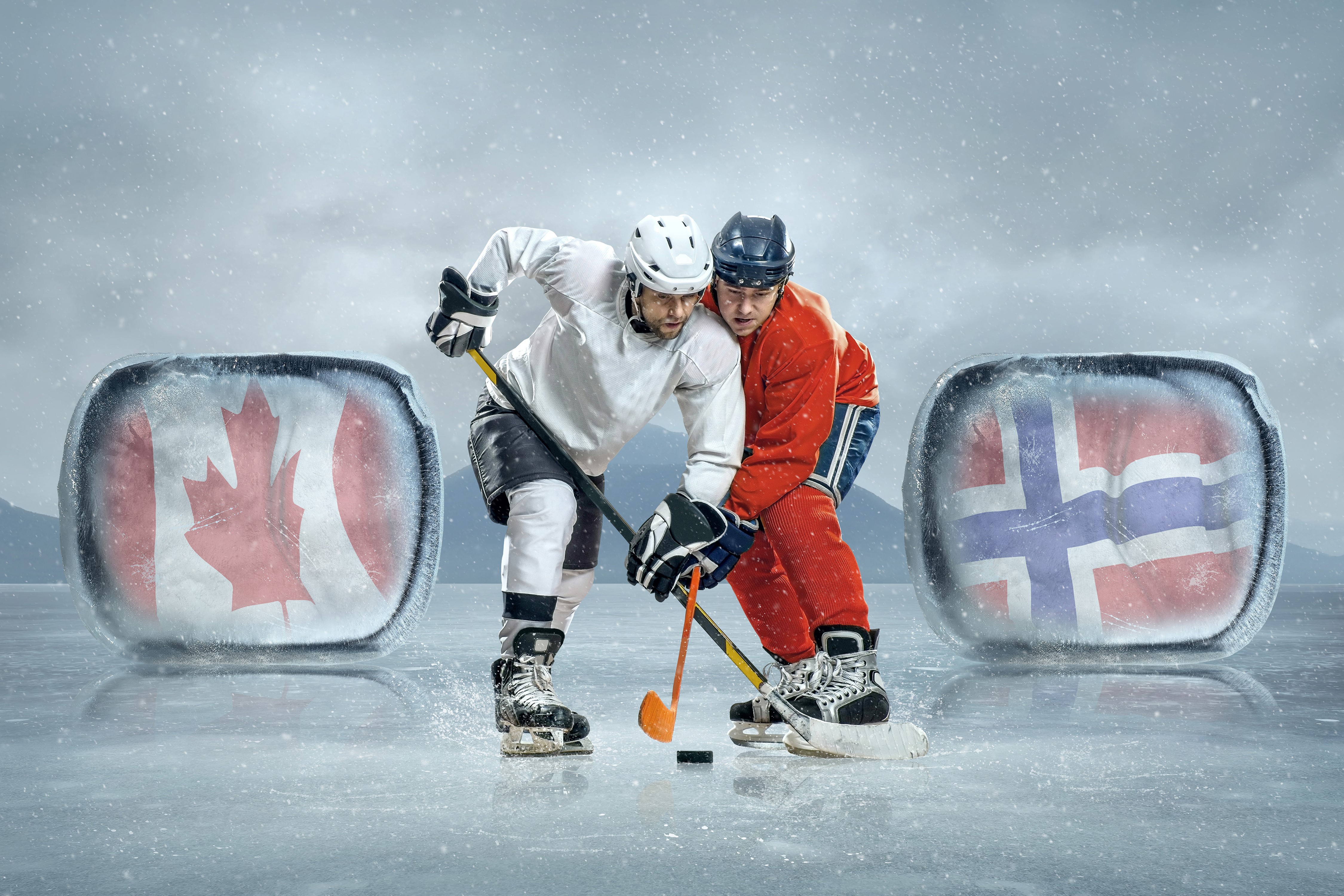 Men's Hockey Game: Canada vs. Norway HD Wallpaper