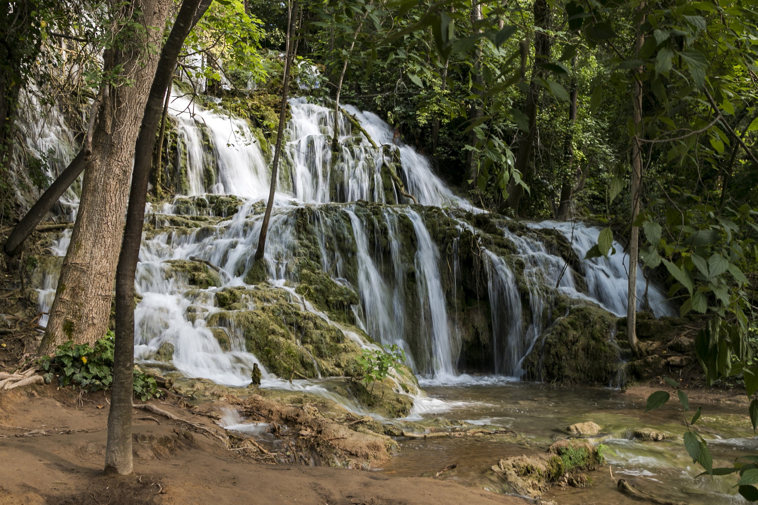 Krka National Park Waterfall in Croatia HD Wallpaper