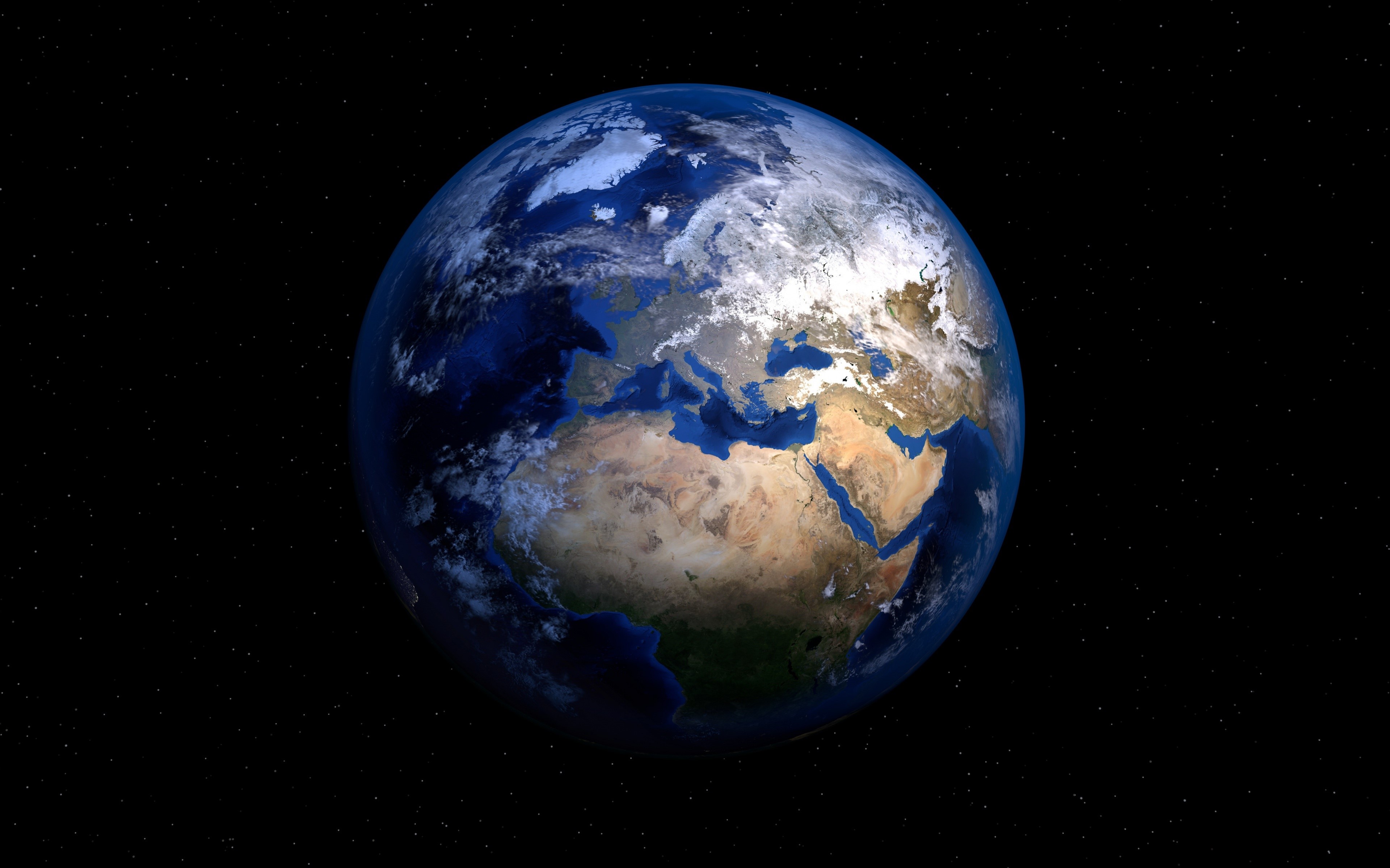 4K Earth from space HD Wallpaper