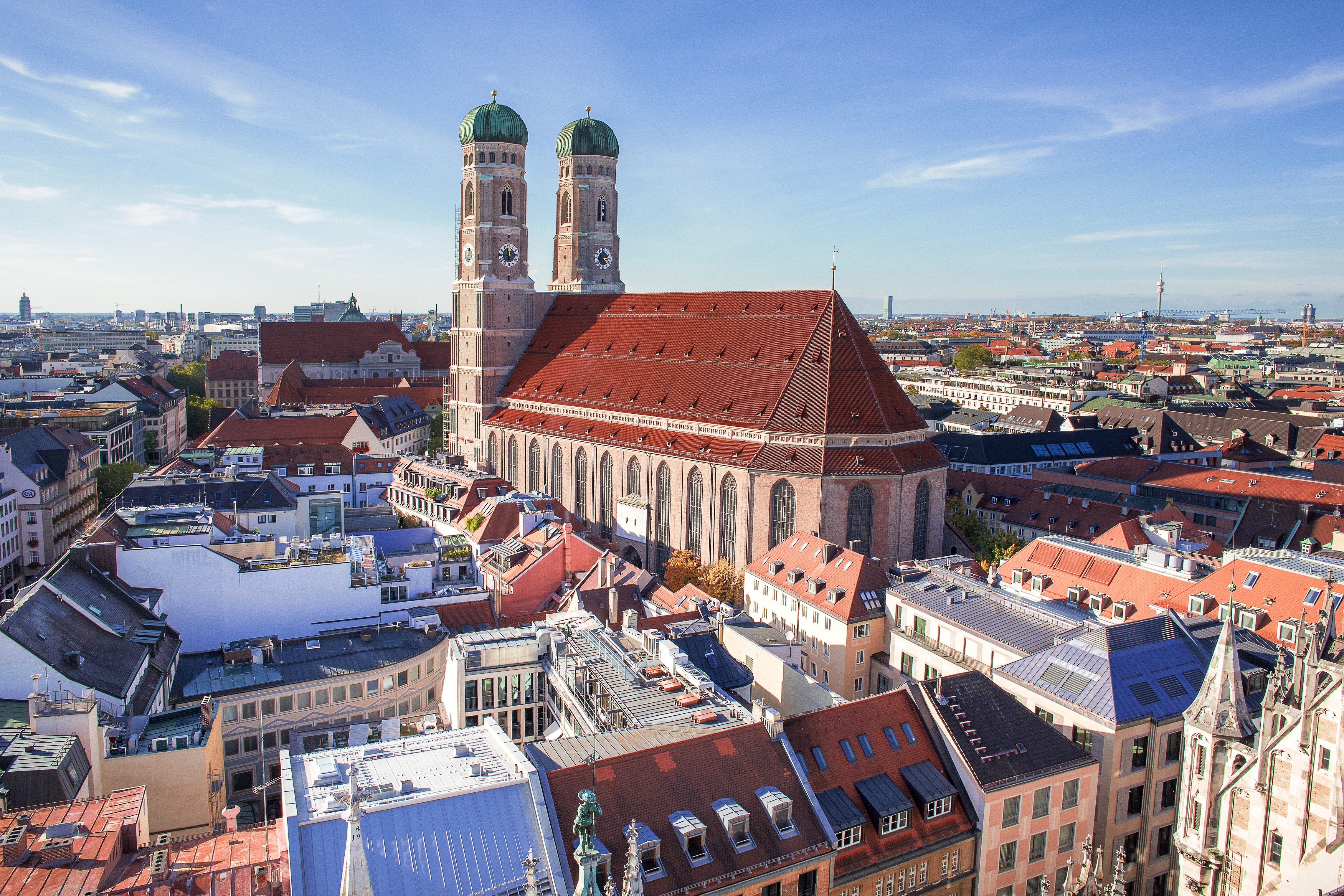 Frauenkirche Church in Munich, Germany HD Wallpaper