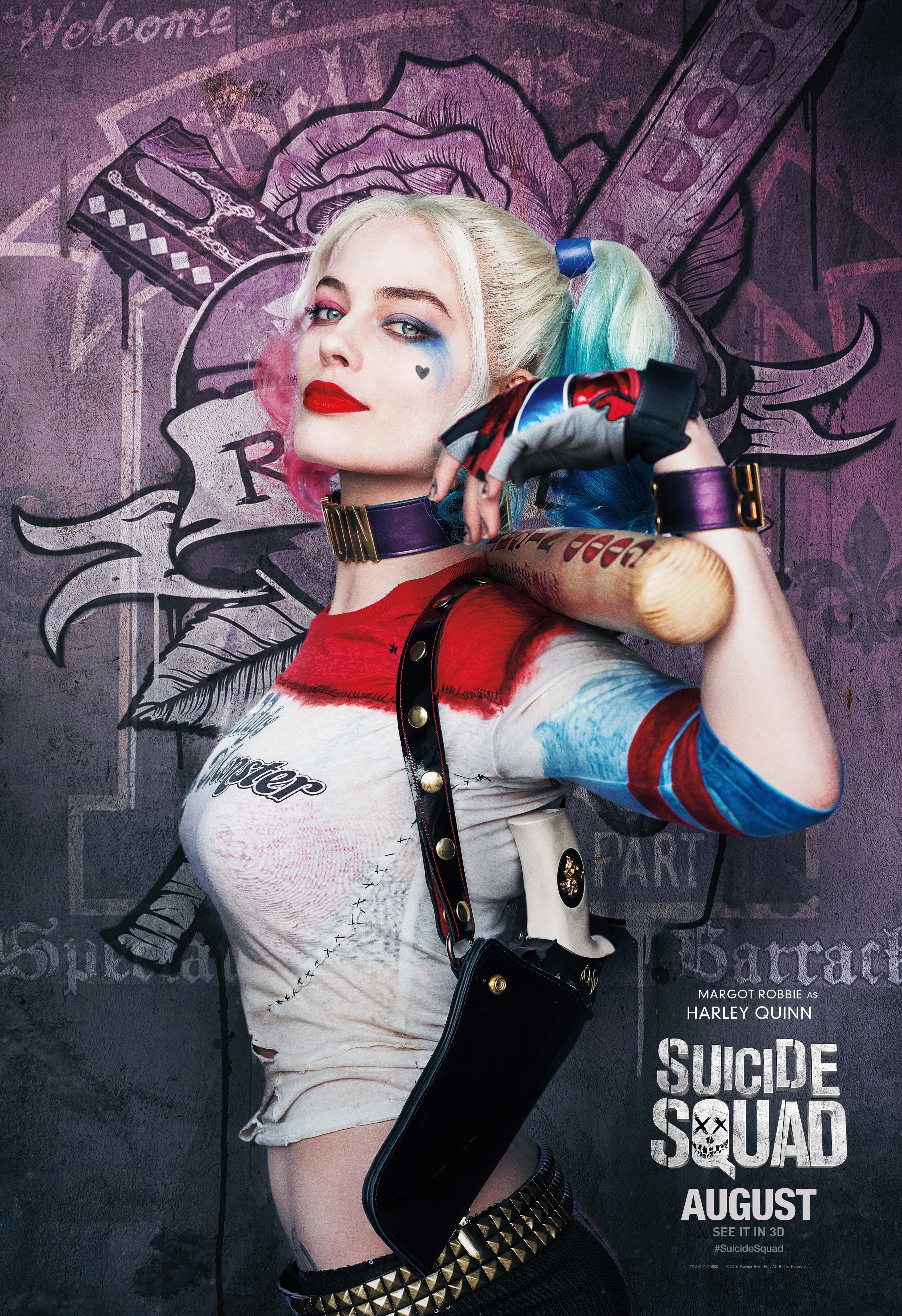 Harley Quinn with Baseball Bat from Suicide Squad HD Phone Wallpaper
