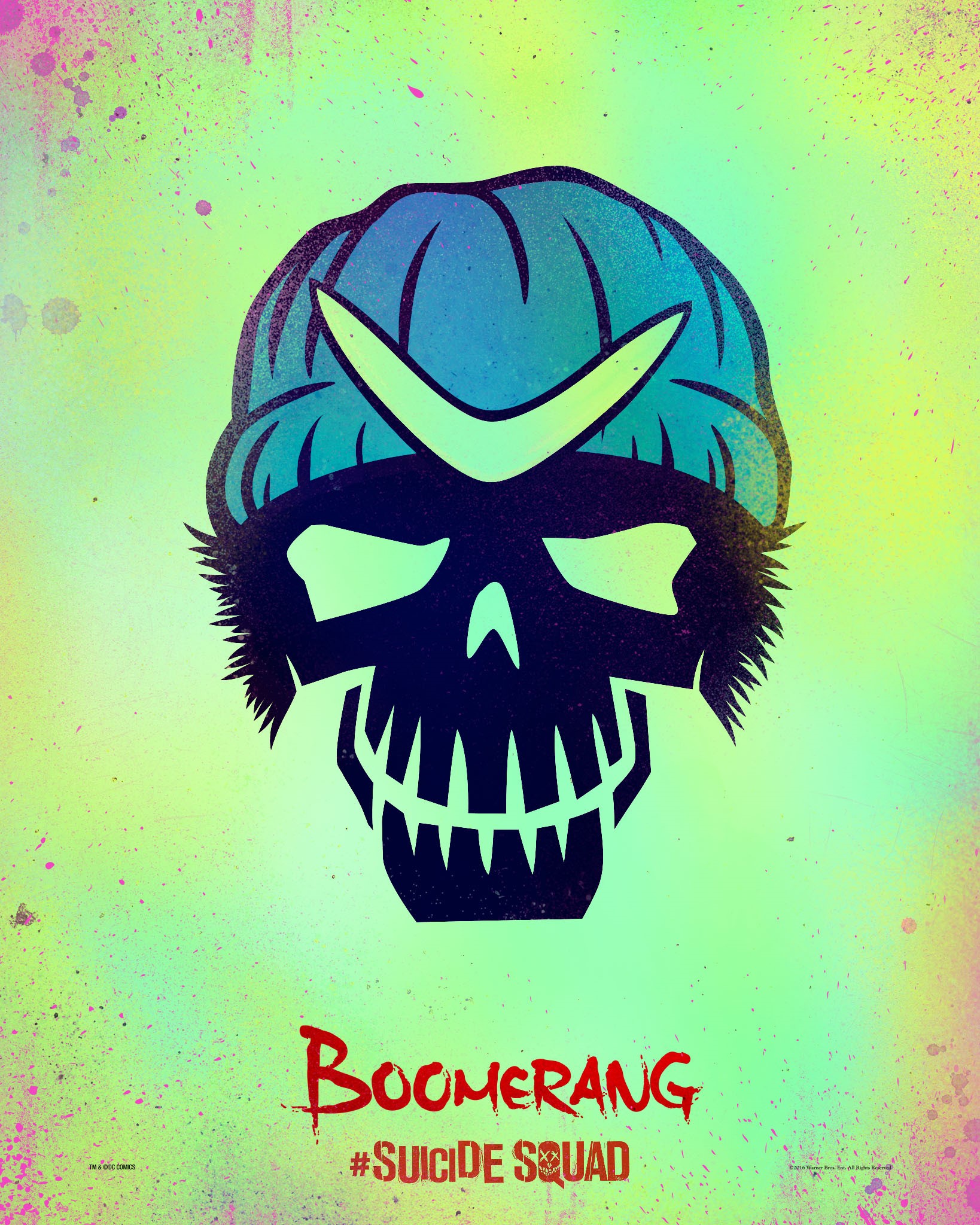 Captain Boomerang Logo from Suicide Squad HD Phone Wallpaper