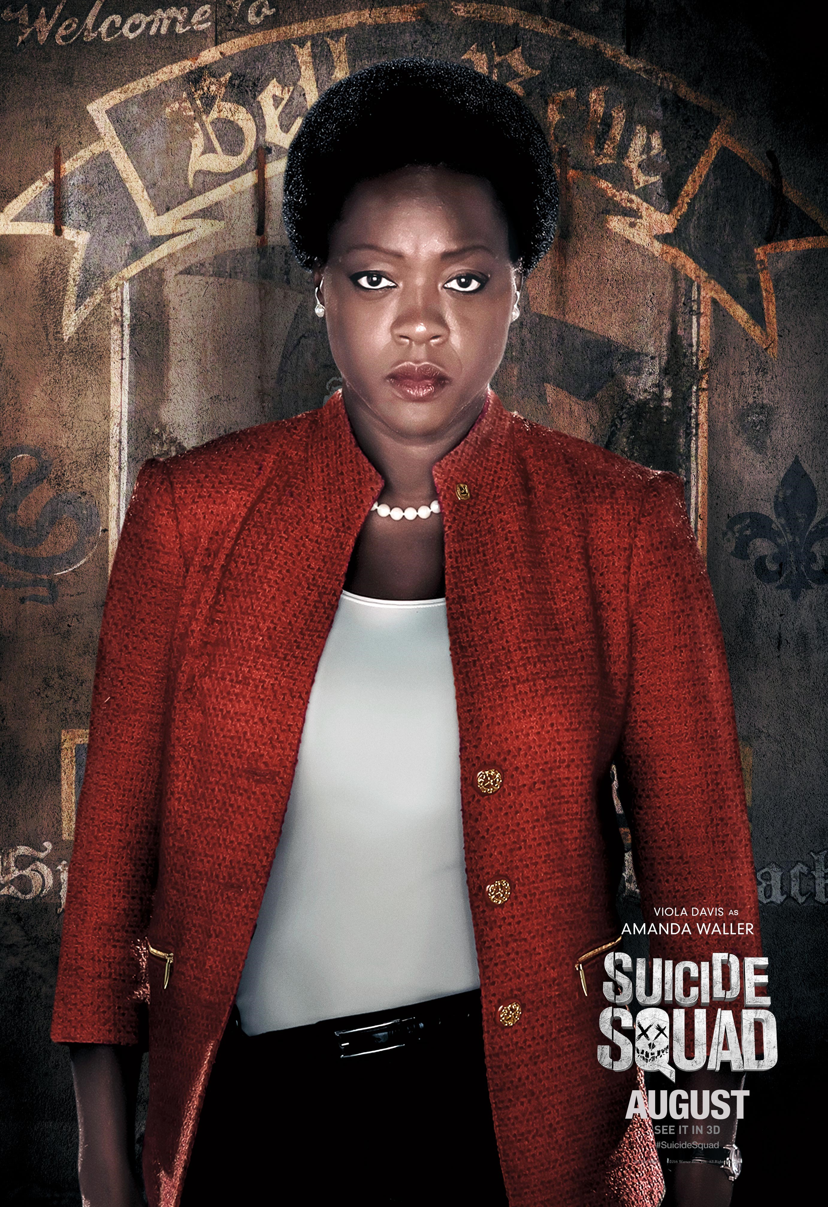 Amanda Waller from Suicide Squad HD Phone Wallpaper