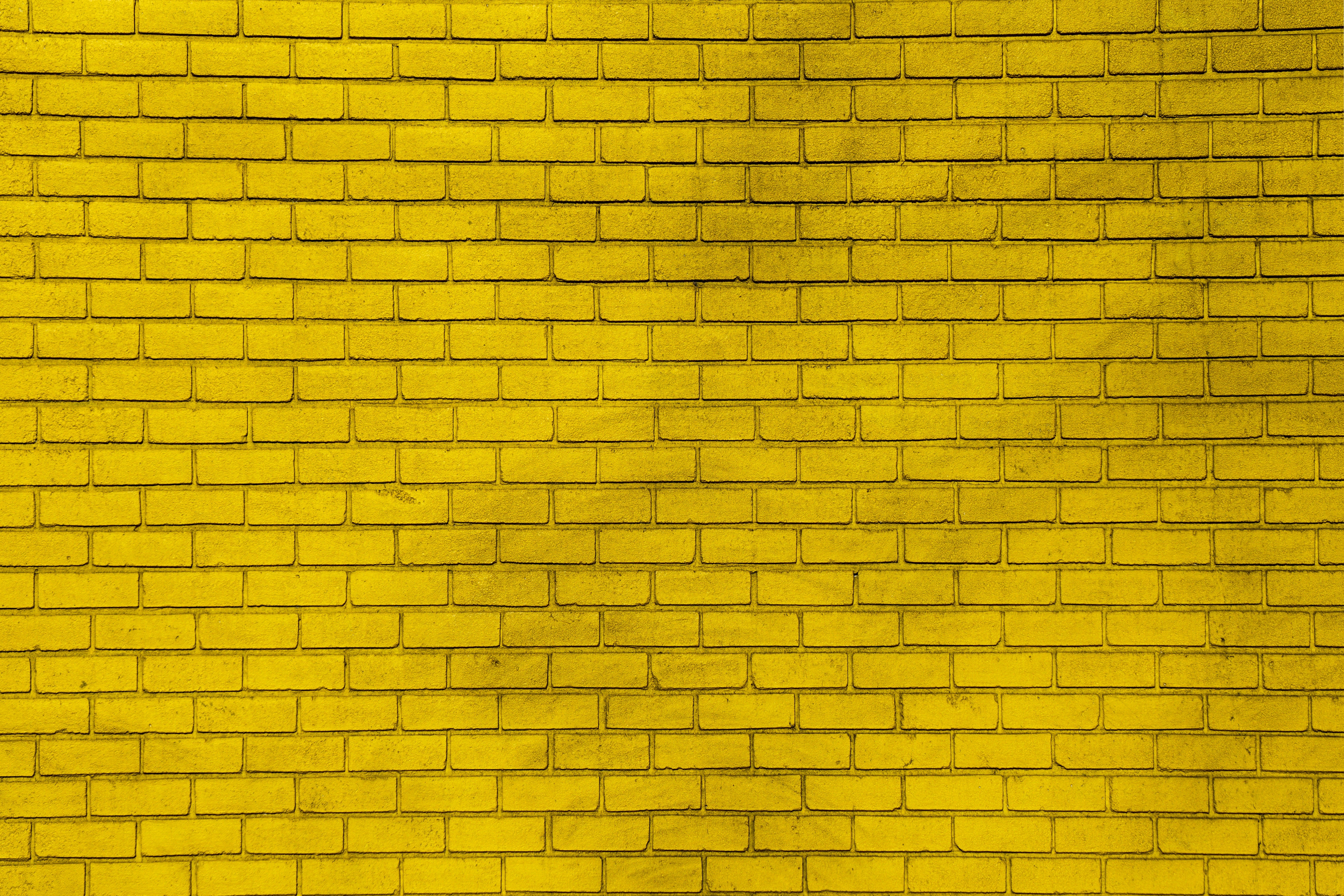Yellow brick wall texture HD Wallpaper