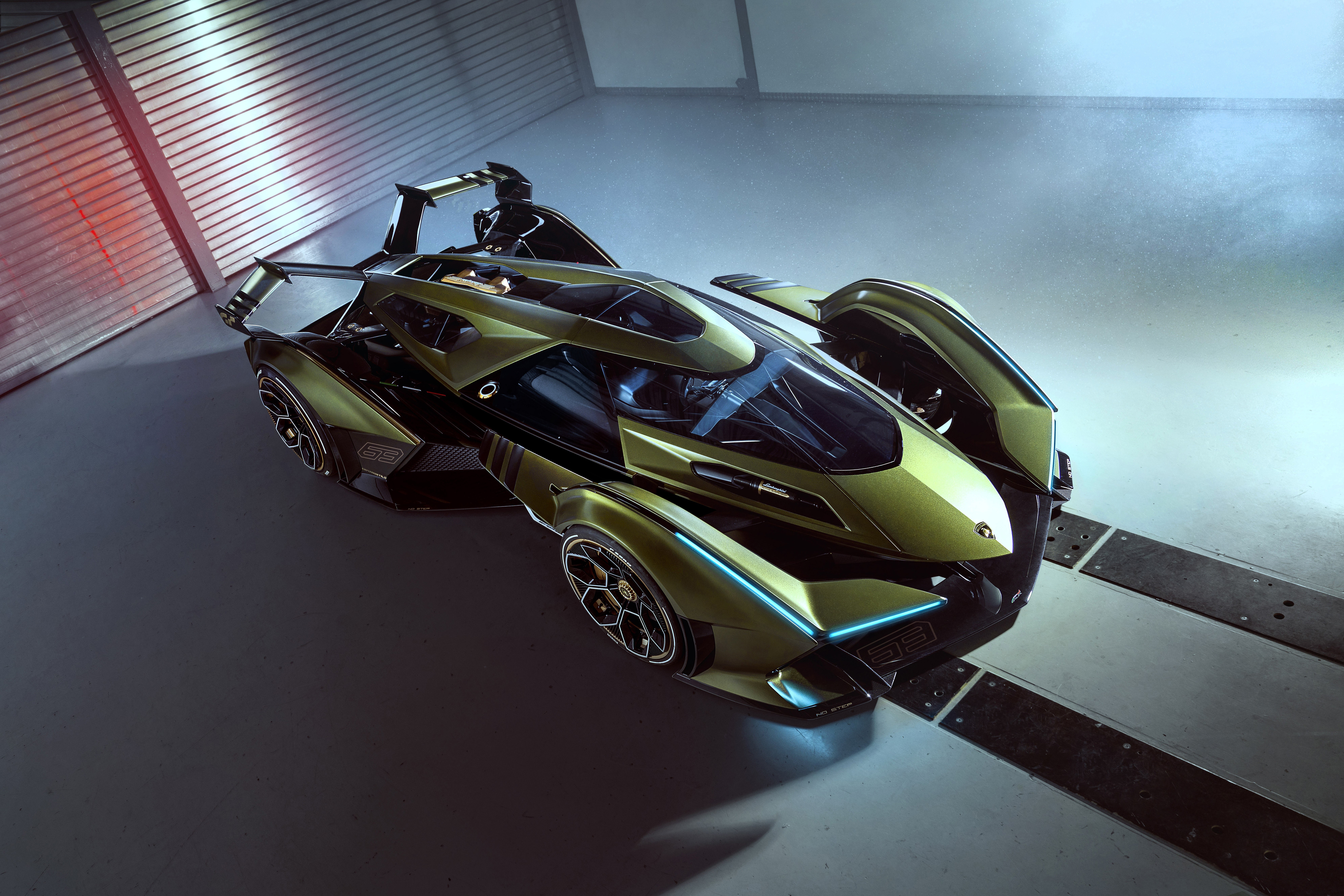 Lamborghini Vision Gran Turismo 2019 V12 HD Wallpaper