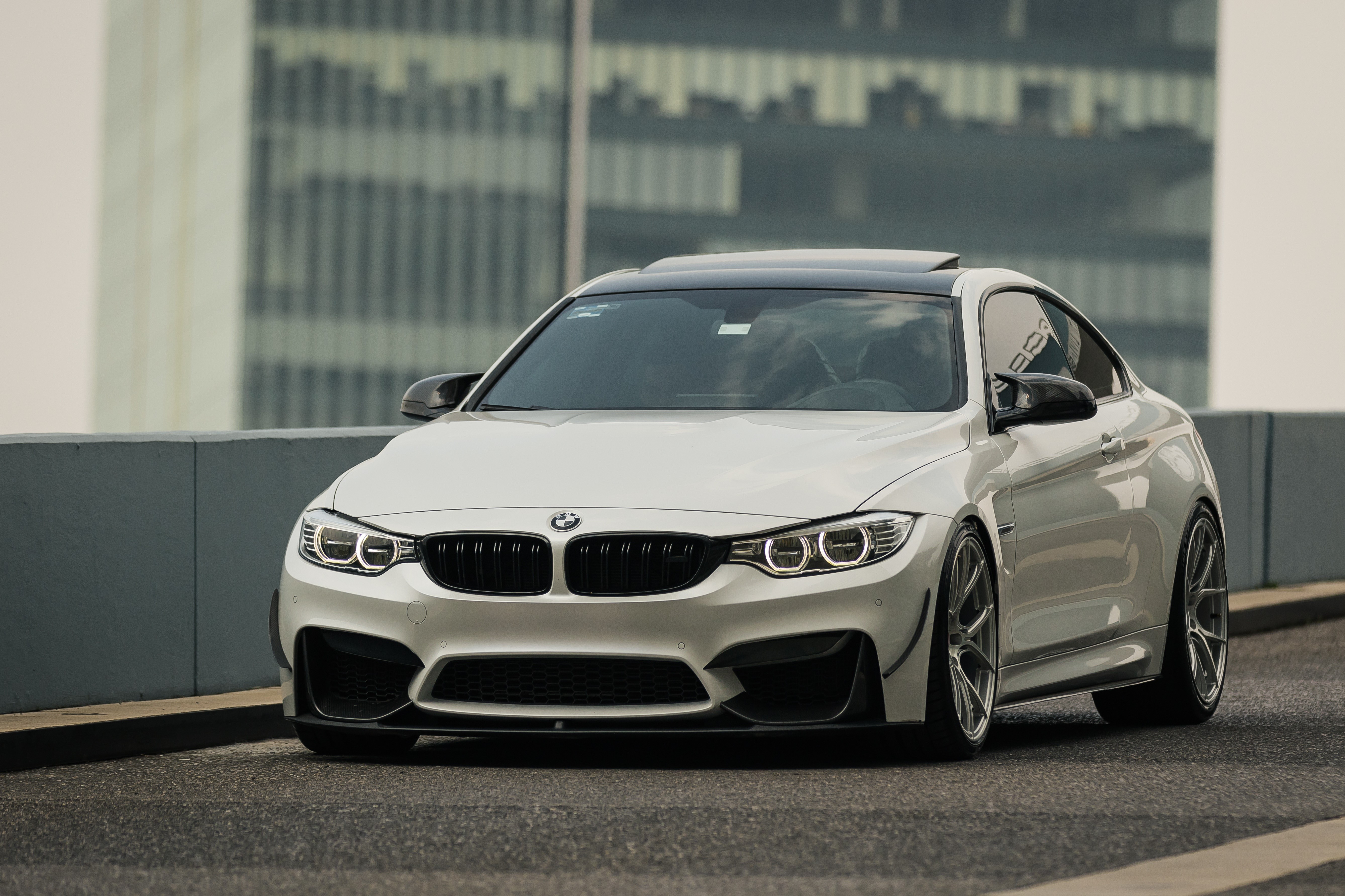 White BMW M4 Coupe HD Wallpaper
