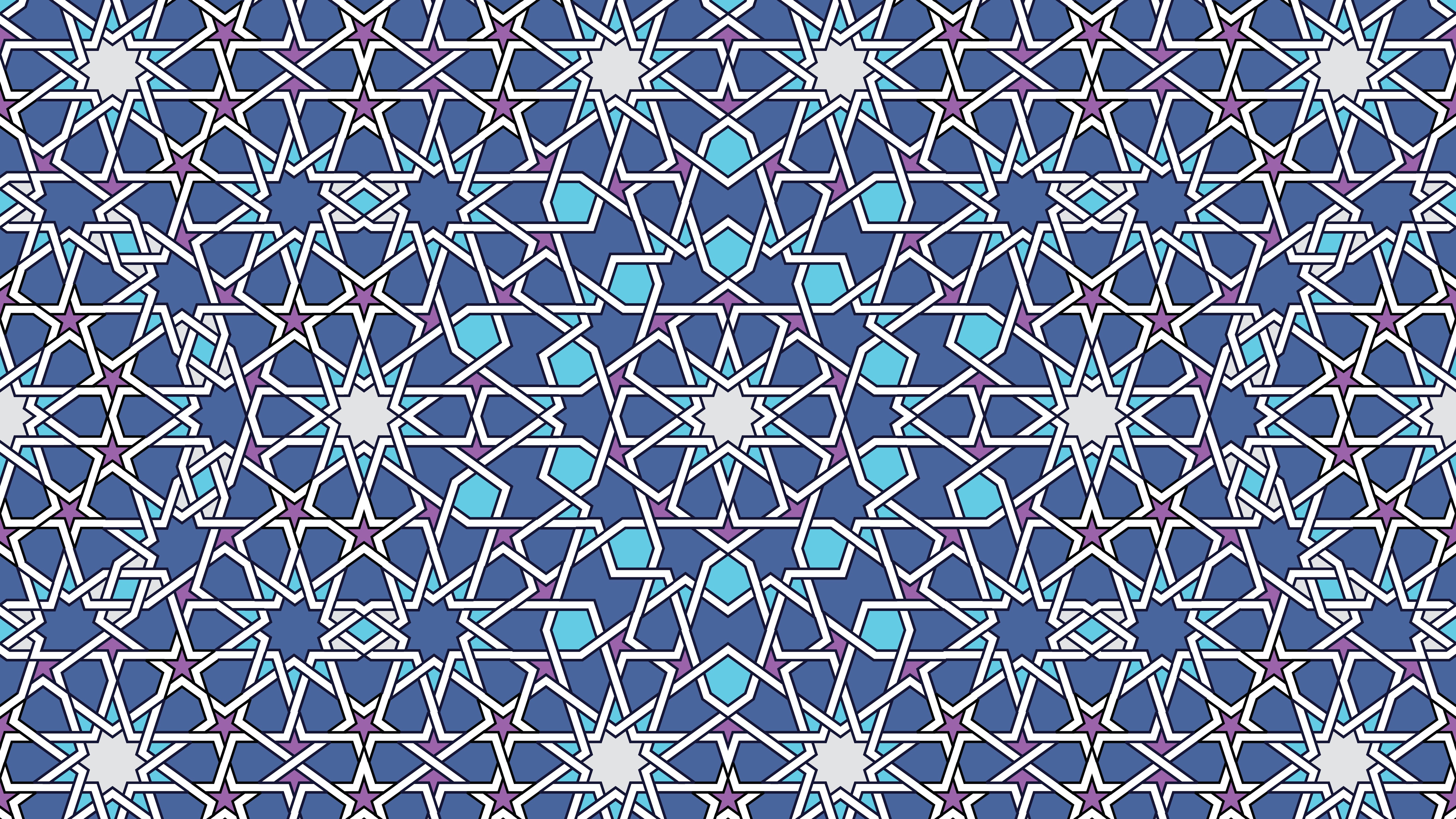 Islamic geometric pattern HD Wallpaper