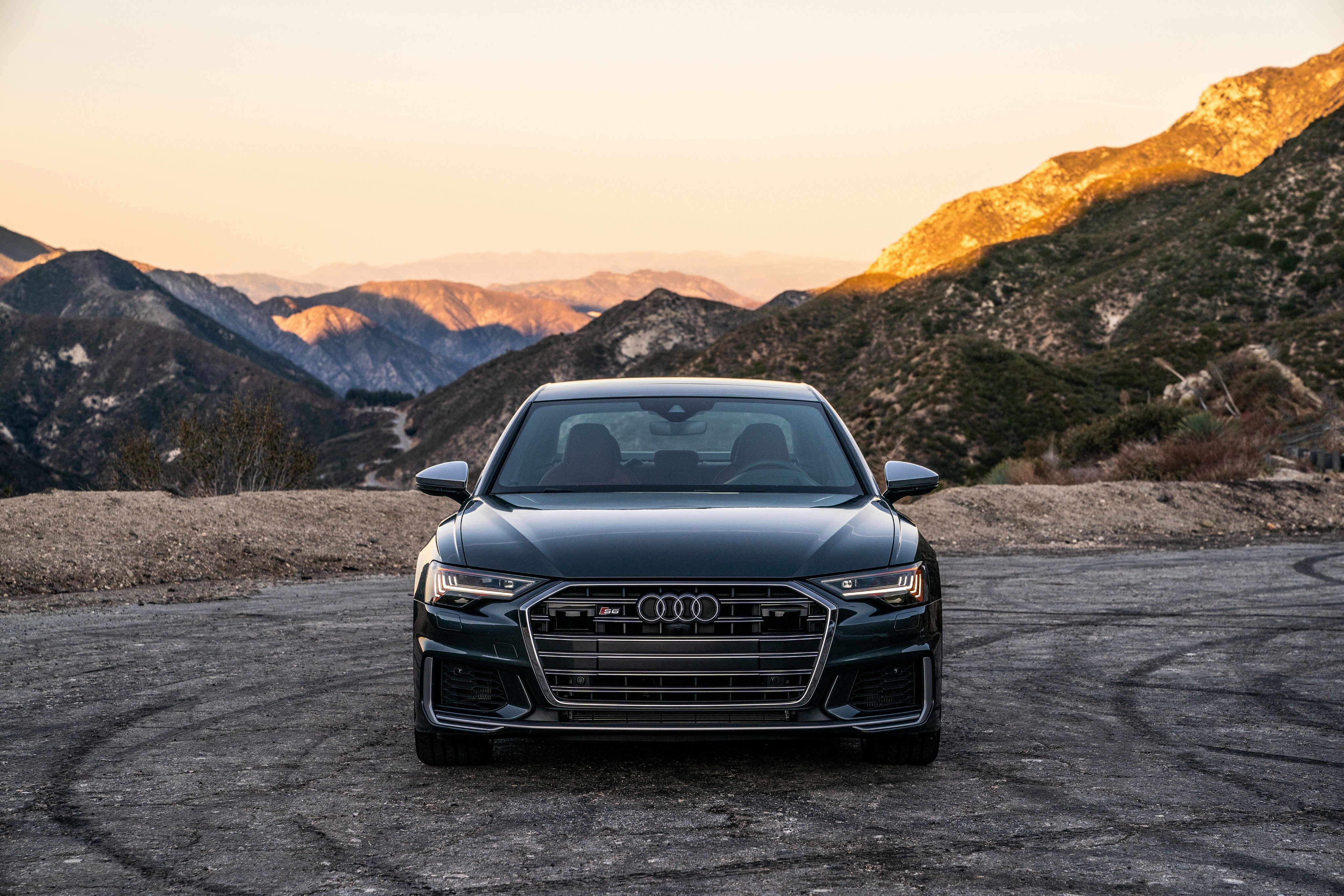 2020 Audi S6 US-version in mountains HD Wallpaper