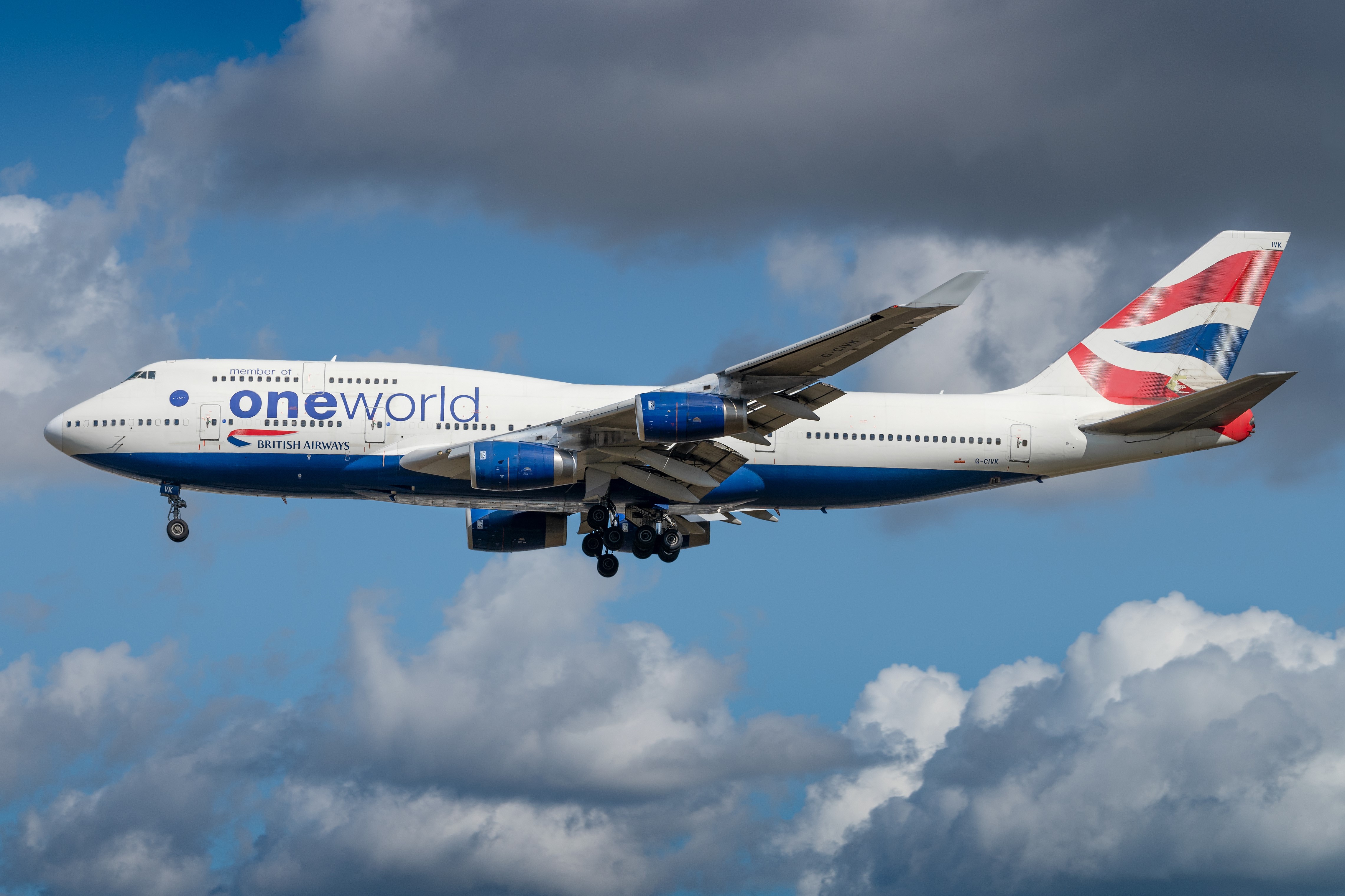 British Airways Boeing 747-400 Oneworld HD Wallpaper