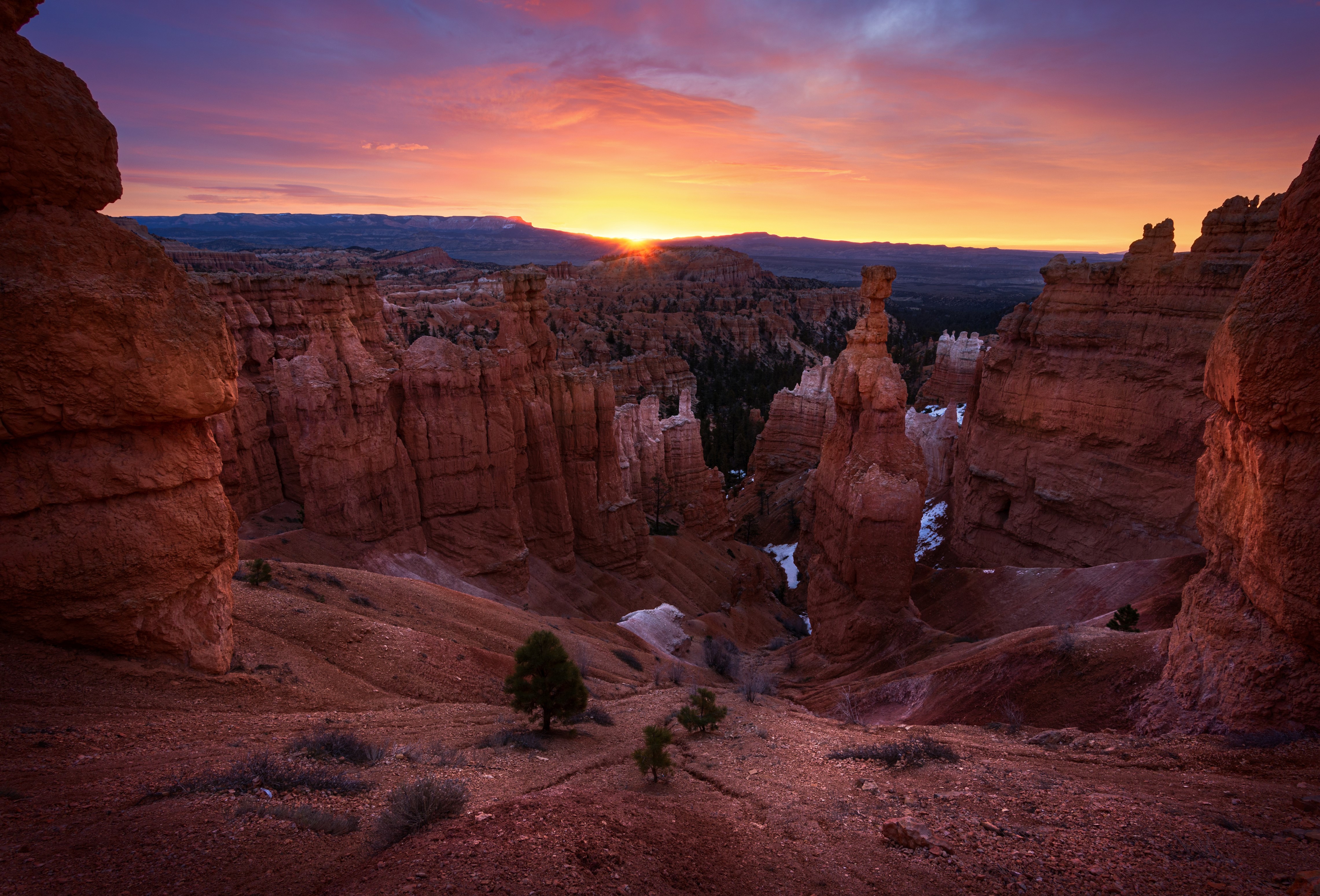 Bryce Canyon National Park Sunrise HD Wallpaper
