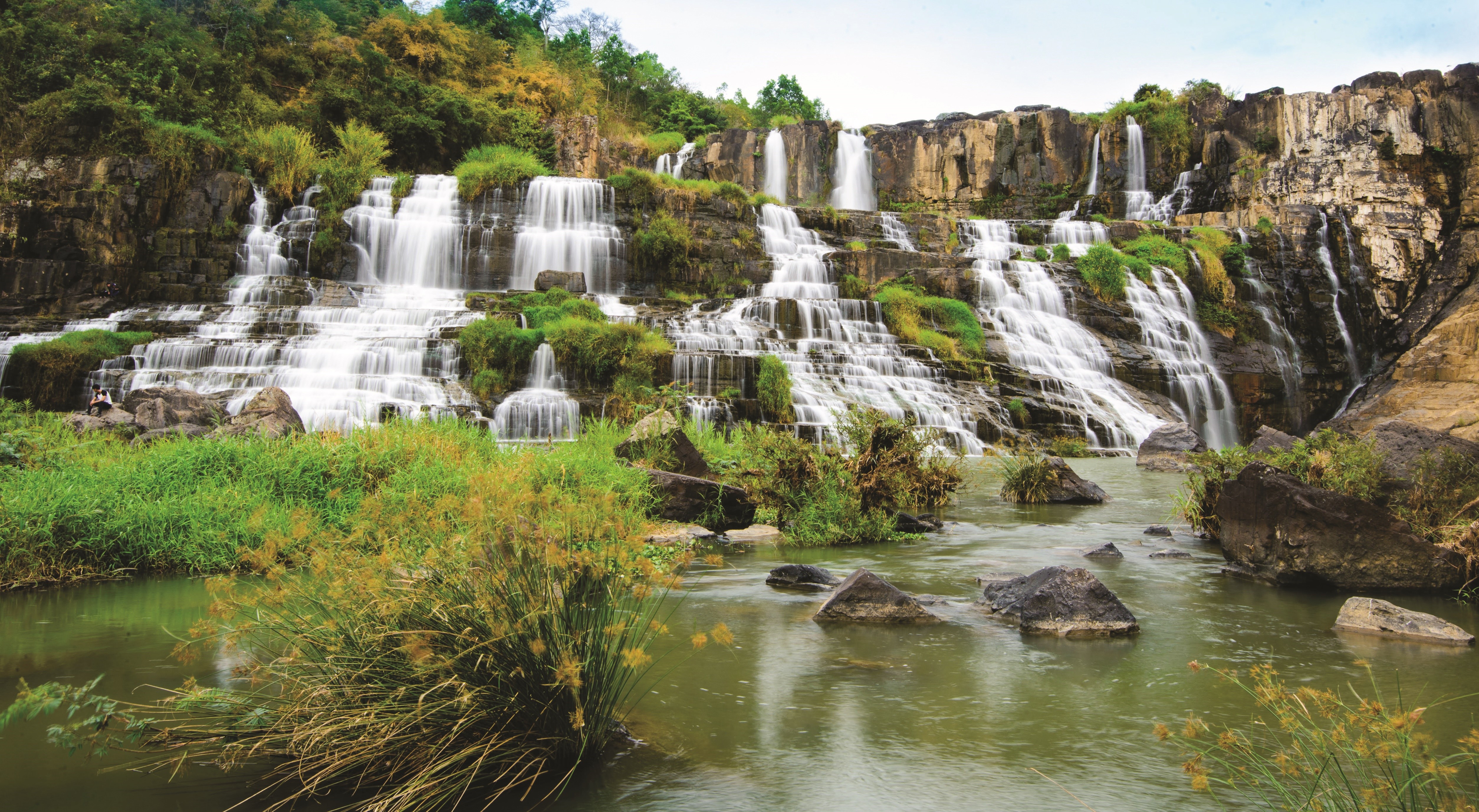 Pongour Falls, Vietnam HD Wallpaper
