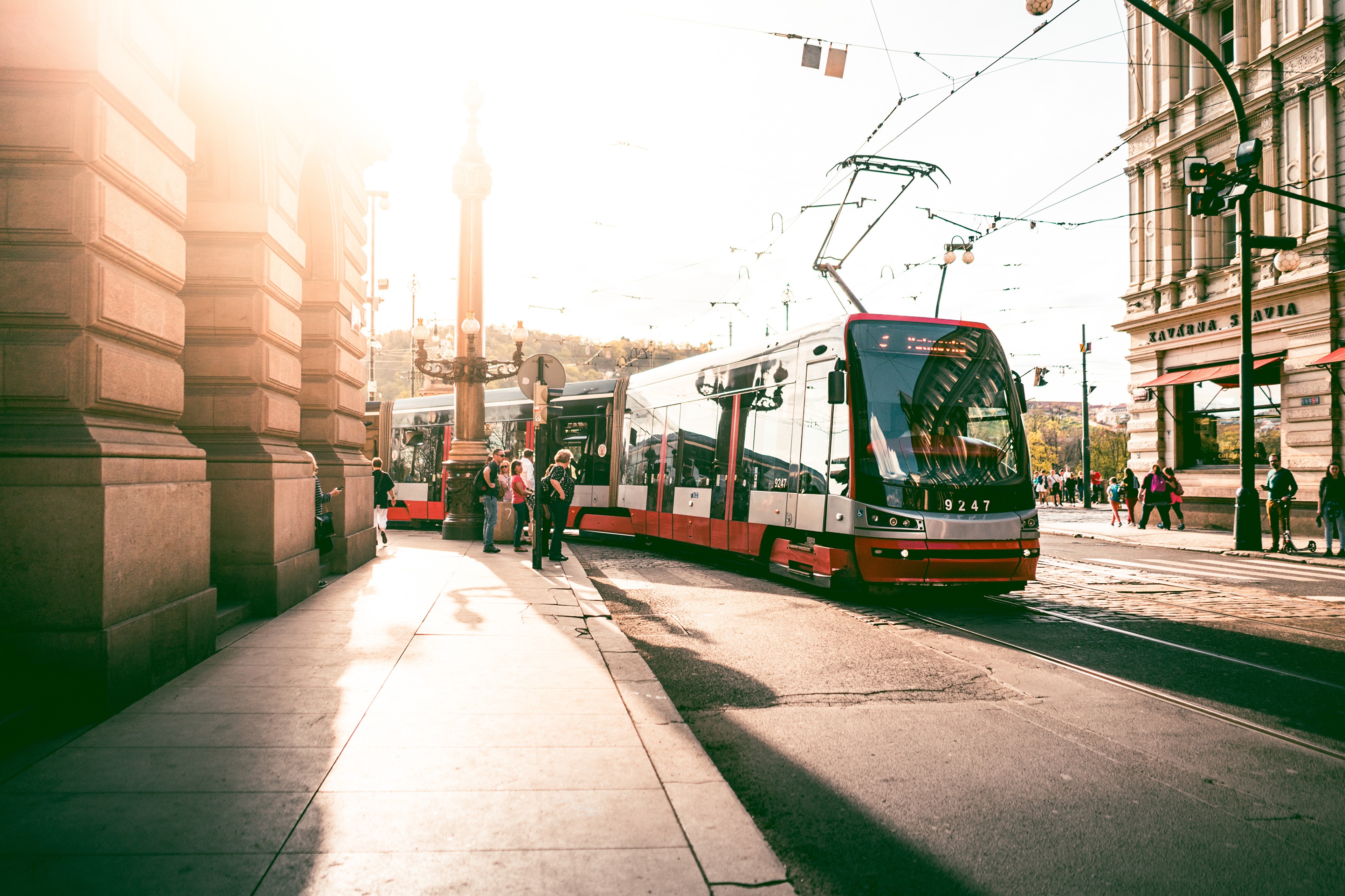 Tram in Prague, Czech Republic HD Wallpaper