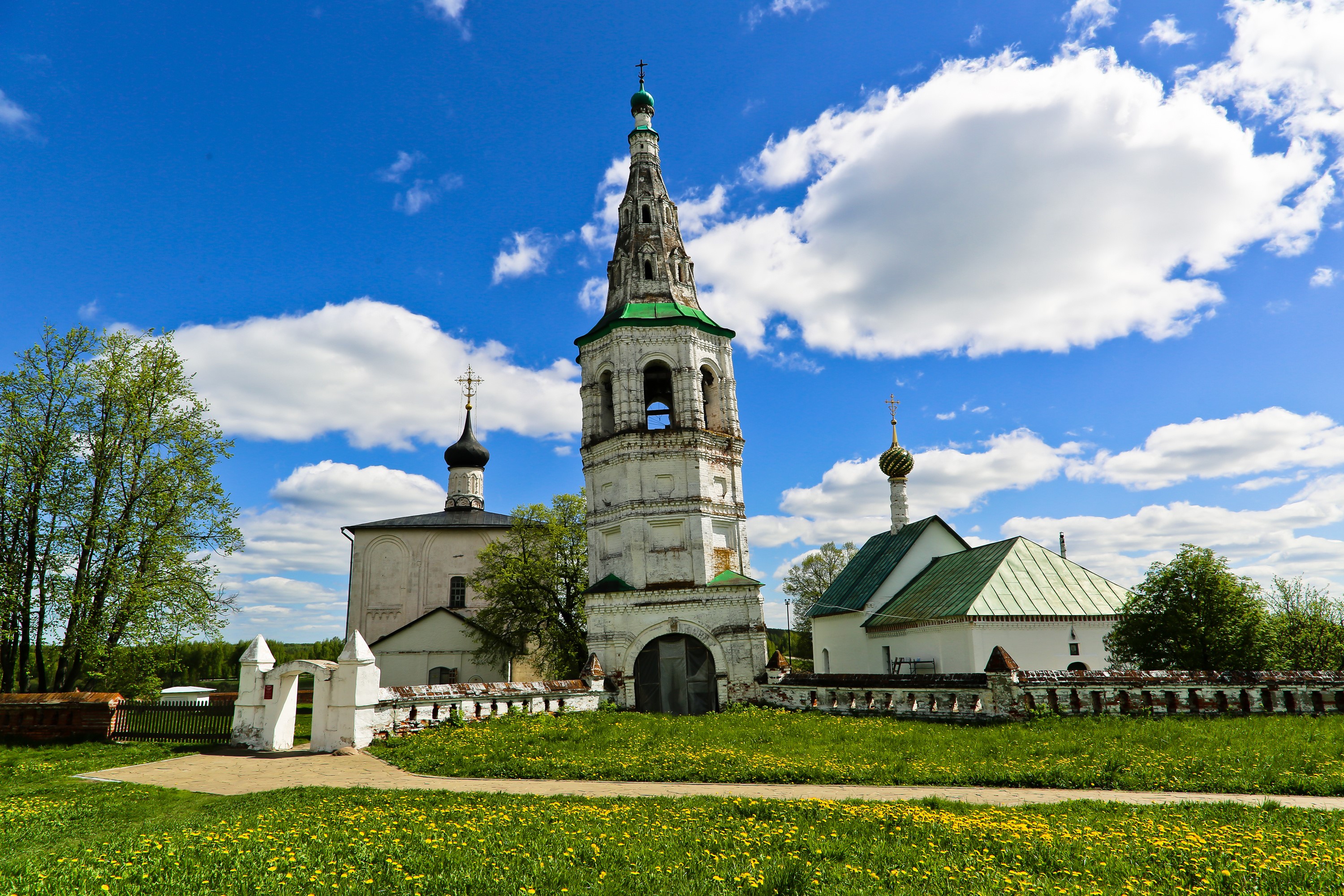 Church of Boris and Gleb, Suzdal, Russia HD Wallpaper