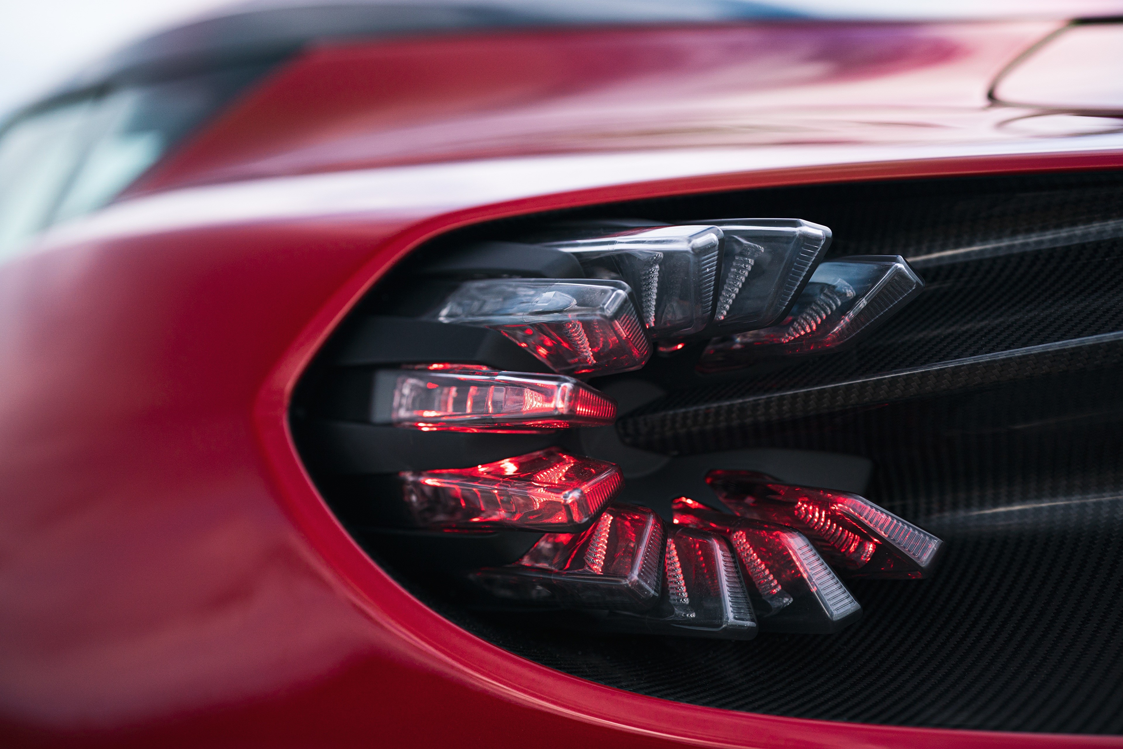 Aston Martin Zagato V12 Twin-Turbo DBS GT 2020 taillight HD Wallpaper